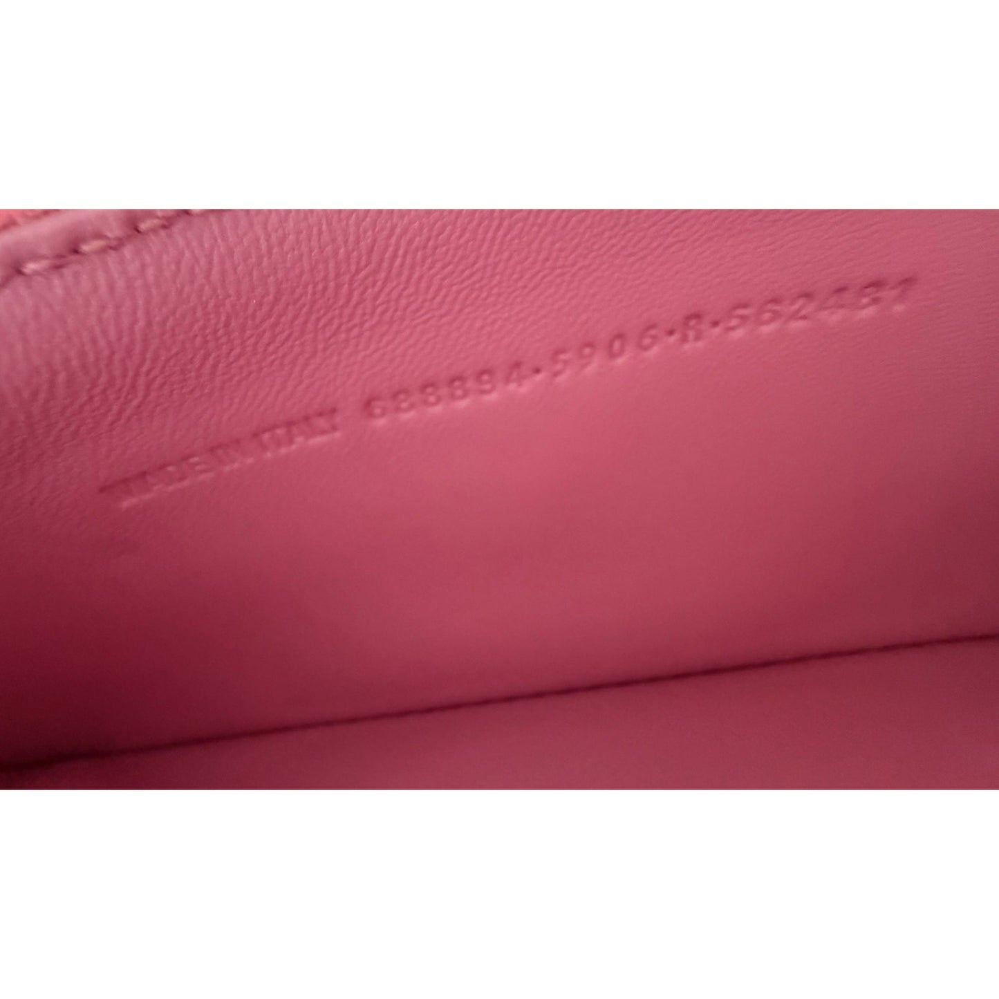 Balenciaga Gossip Wallet on Chain Bag Pink Crocodile Calfskin Silver HW S01