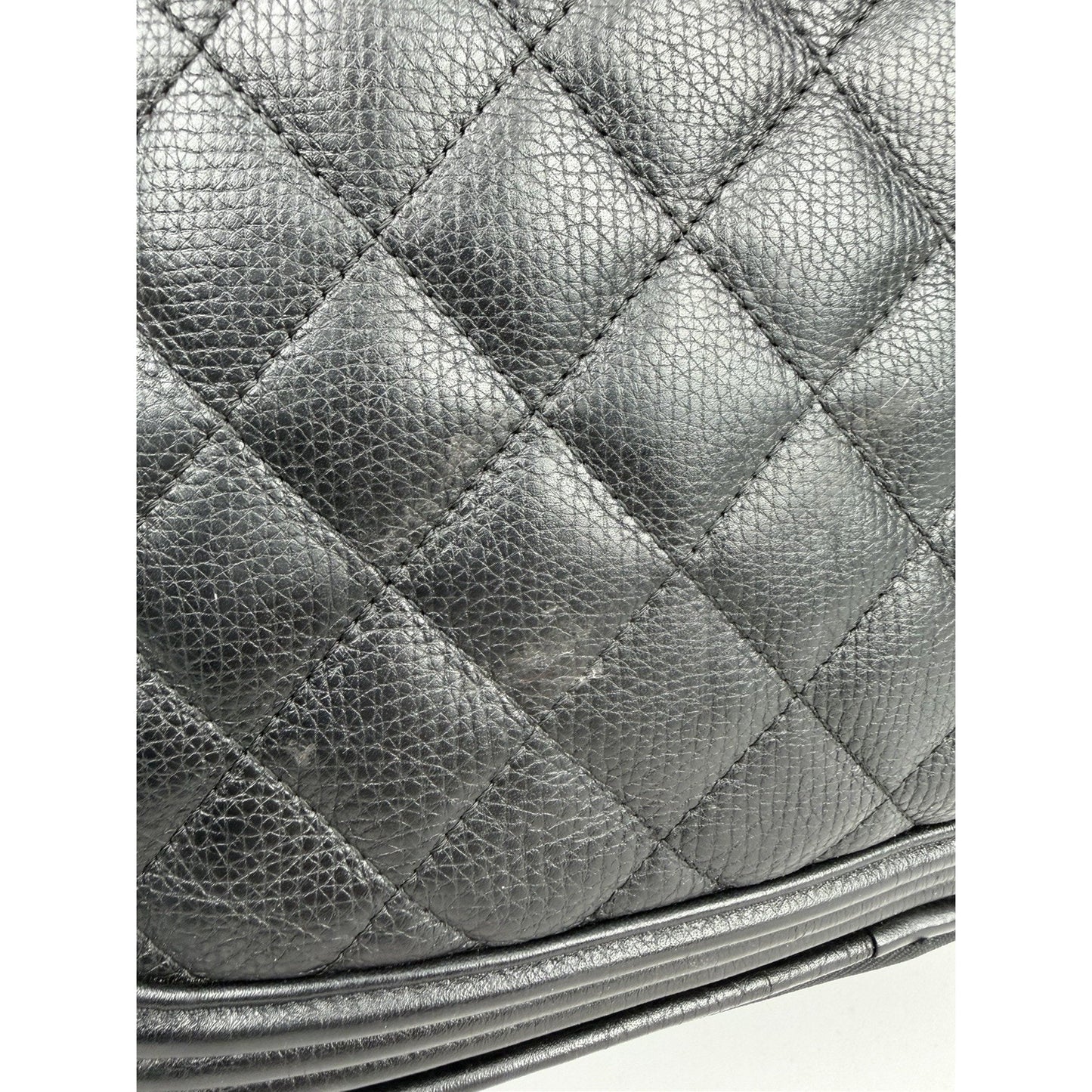 Chanel Quilted Coco Case Trolley in Black Leather
