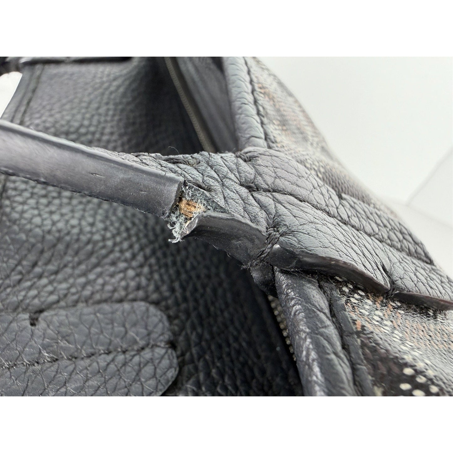 Goyard Sac Hardy PM Pet Carrier Noir in Goyardine Coated Canvas B6