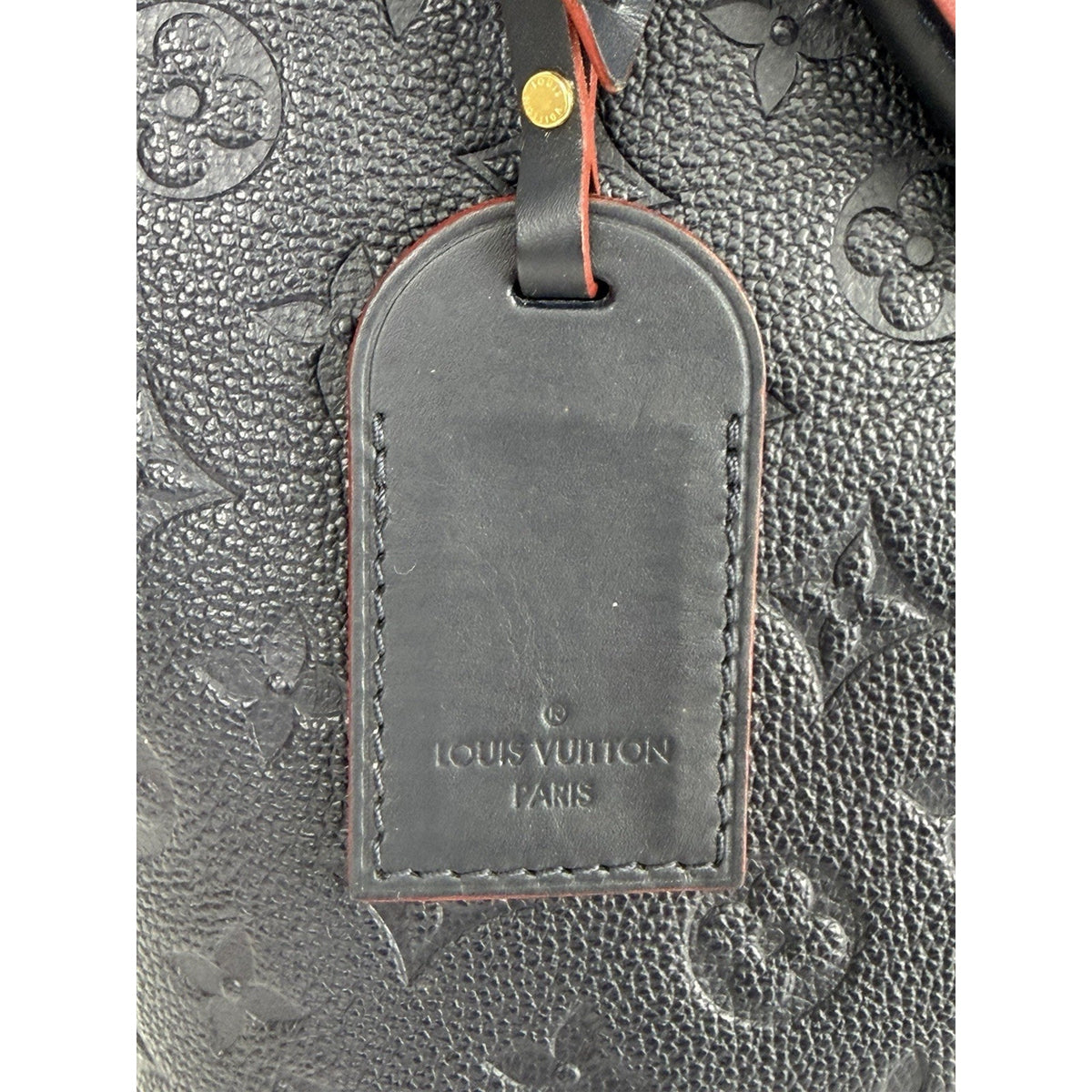 Louis Vuitton V Tote Shoulder Bag MM in LV Monogram Empreinte Leather 2019 S21