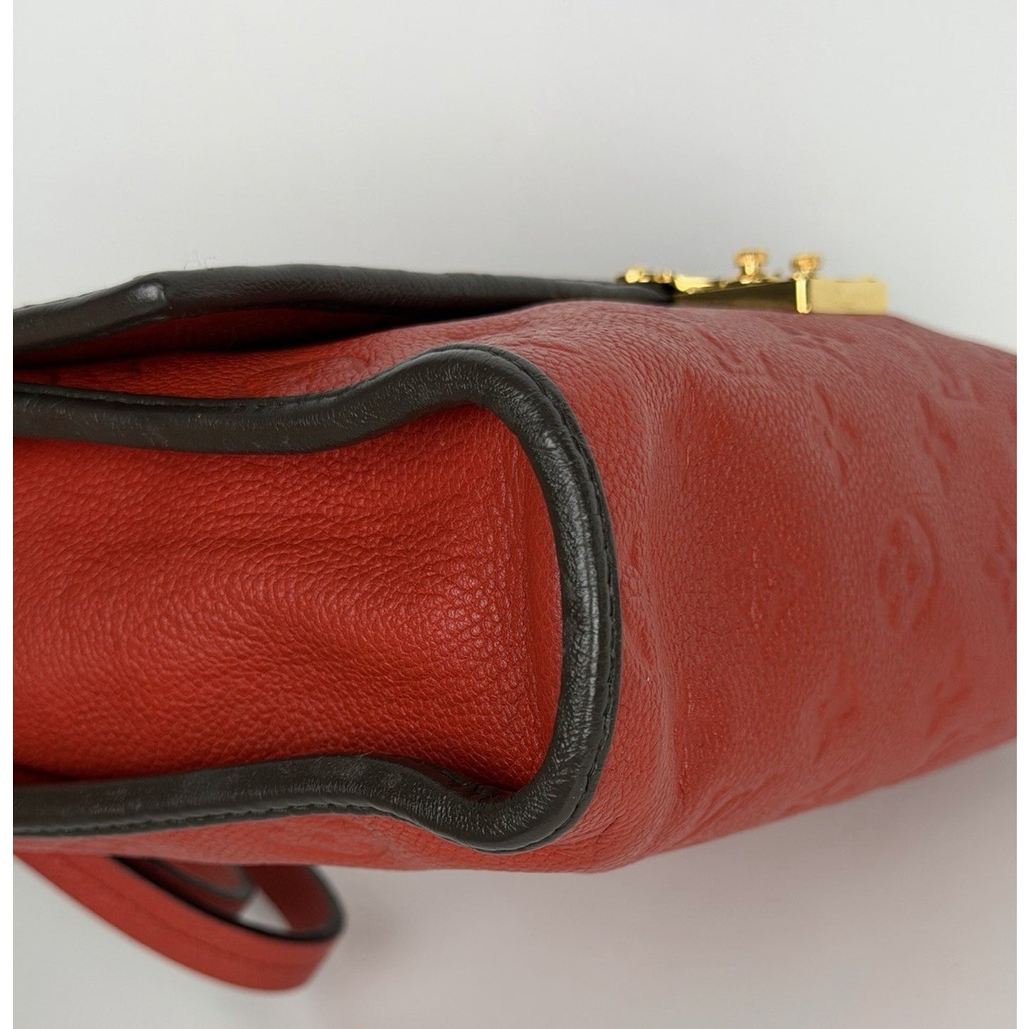 Louis Vuitton Fascinante Bag in Red Embossed Monogram Empreinte Leather 2013 S04