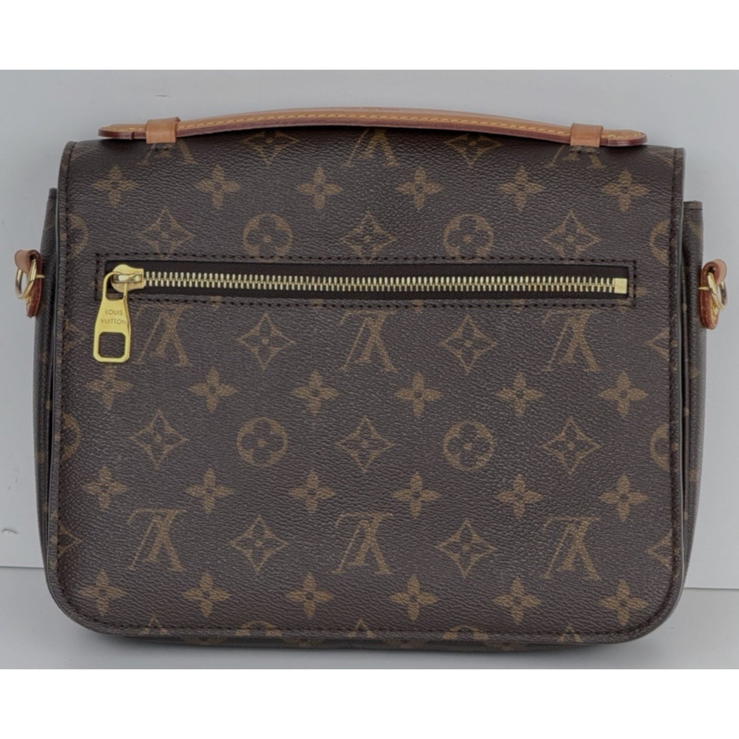 Louis Vuitton Pochette Metis MM Bag in Brown Monogram Coated Canvas NFC E-1