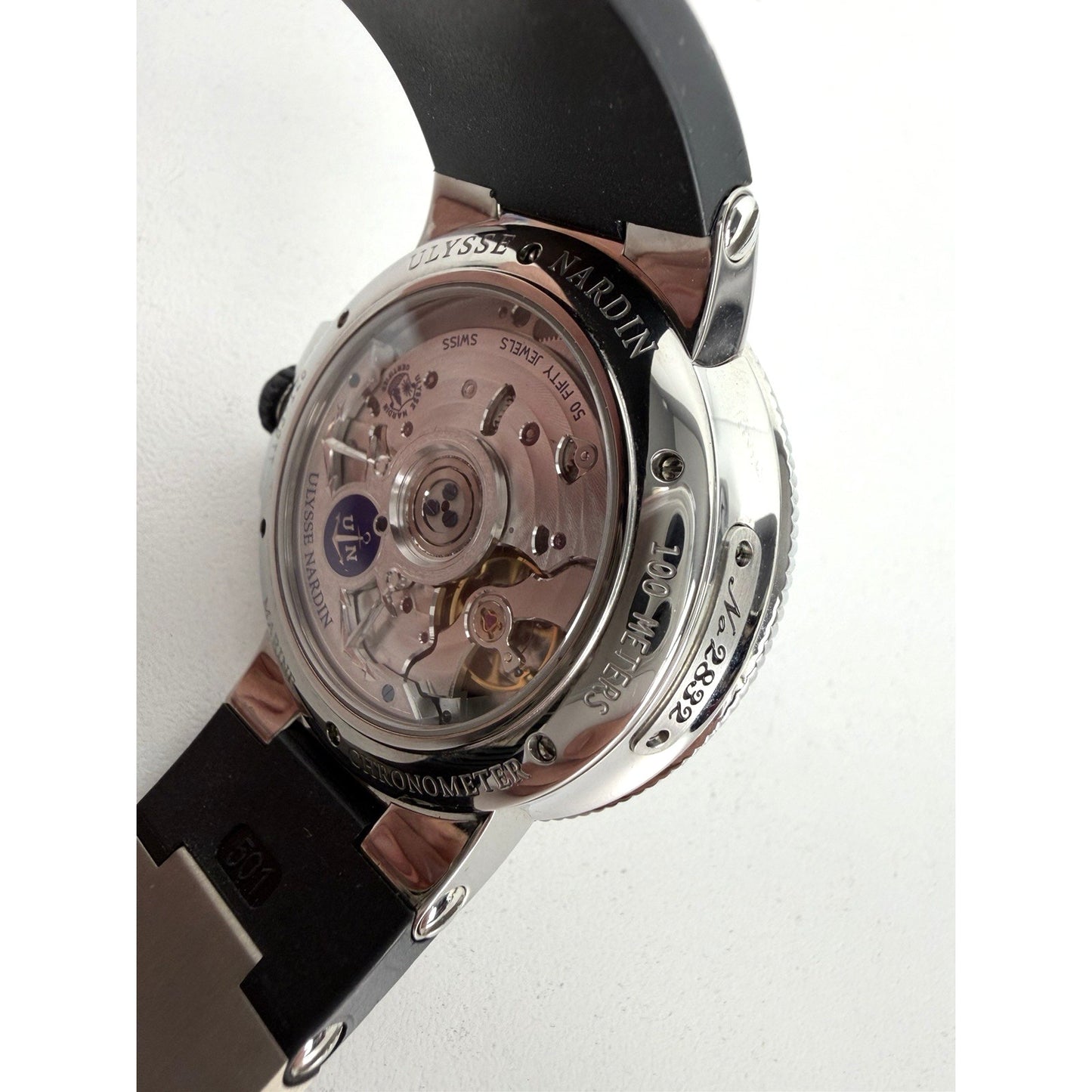 Ulysse Nardin Marine Chronometer Black Automatic 43mm 1183-126