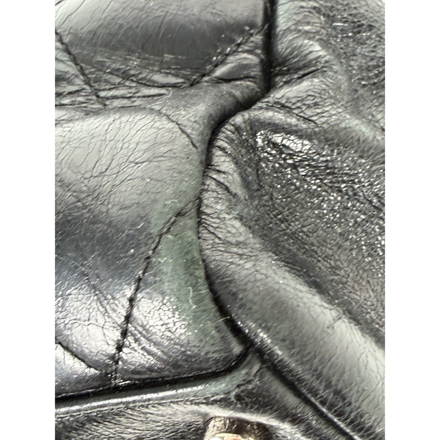 Chanel CC Delivery Tote Bag Large Black Quilted Glazed Leather 2015-2016 B6
