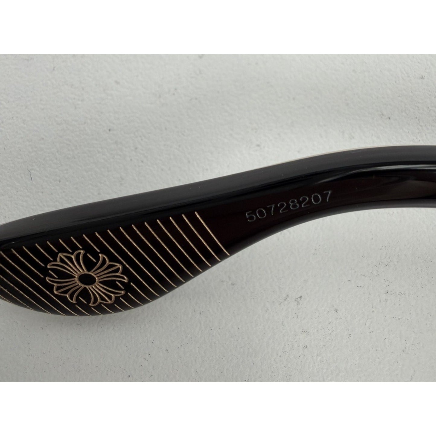 Chrome Hearts Box Officer Square Sunglasses 56 in Black with Dark Green Lenses
