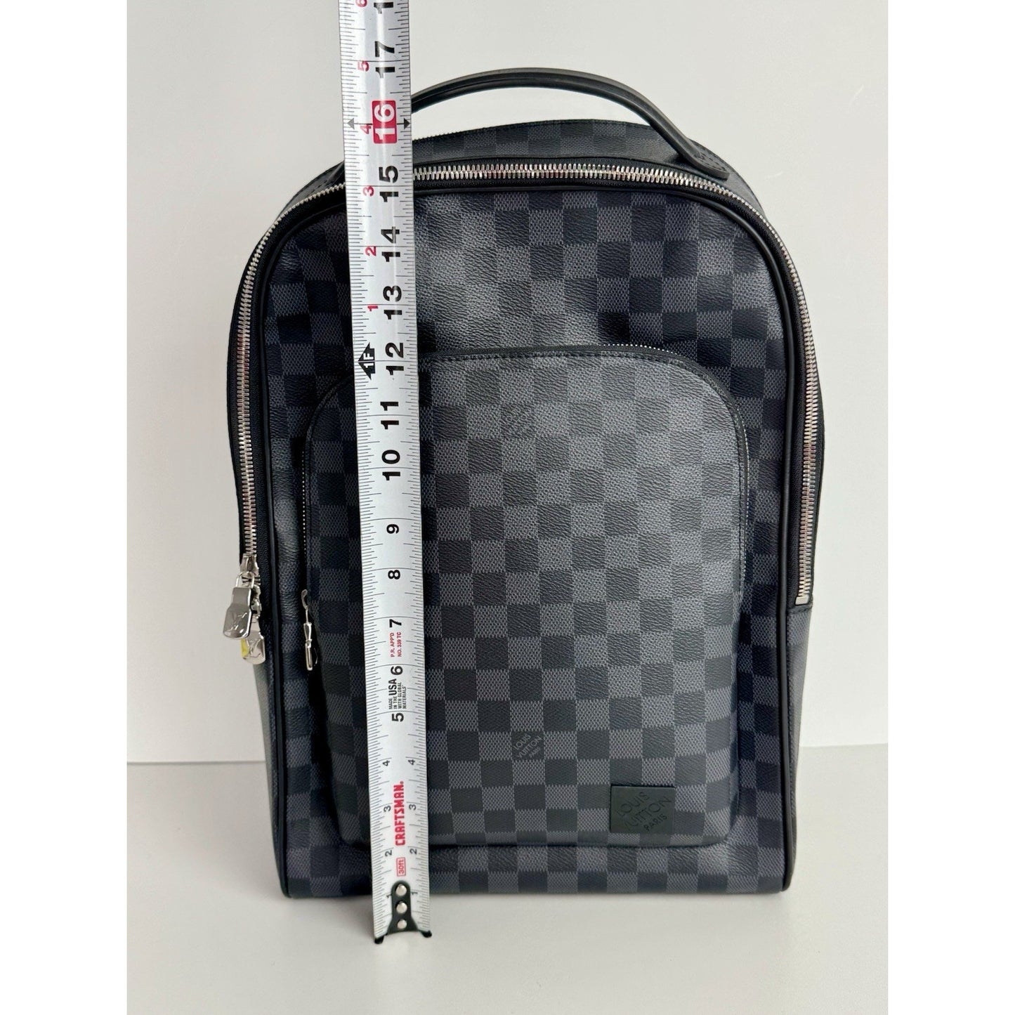 LAYAWAY Louis Vuitton Avenue Backpack in Damier Graphite Canvas with Silver Hardware