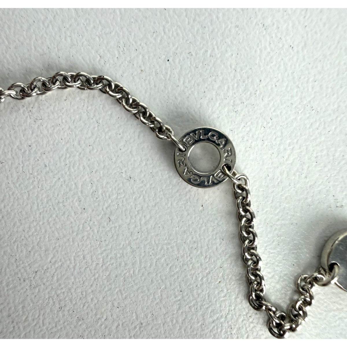 Bvlgari Save The Children Pendant Necklace in Silver and Black Ceramic