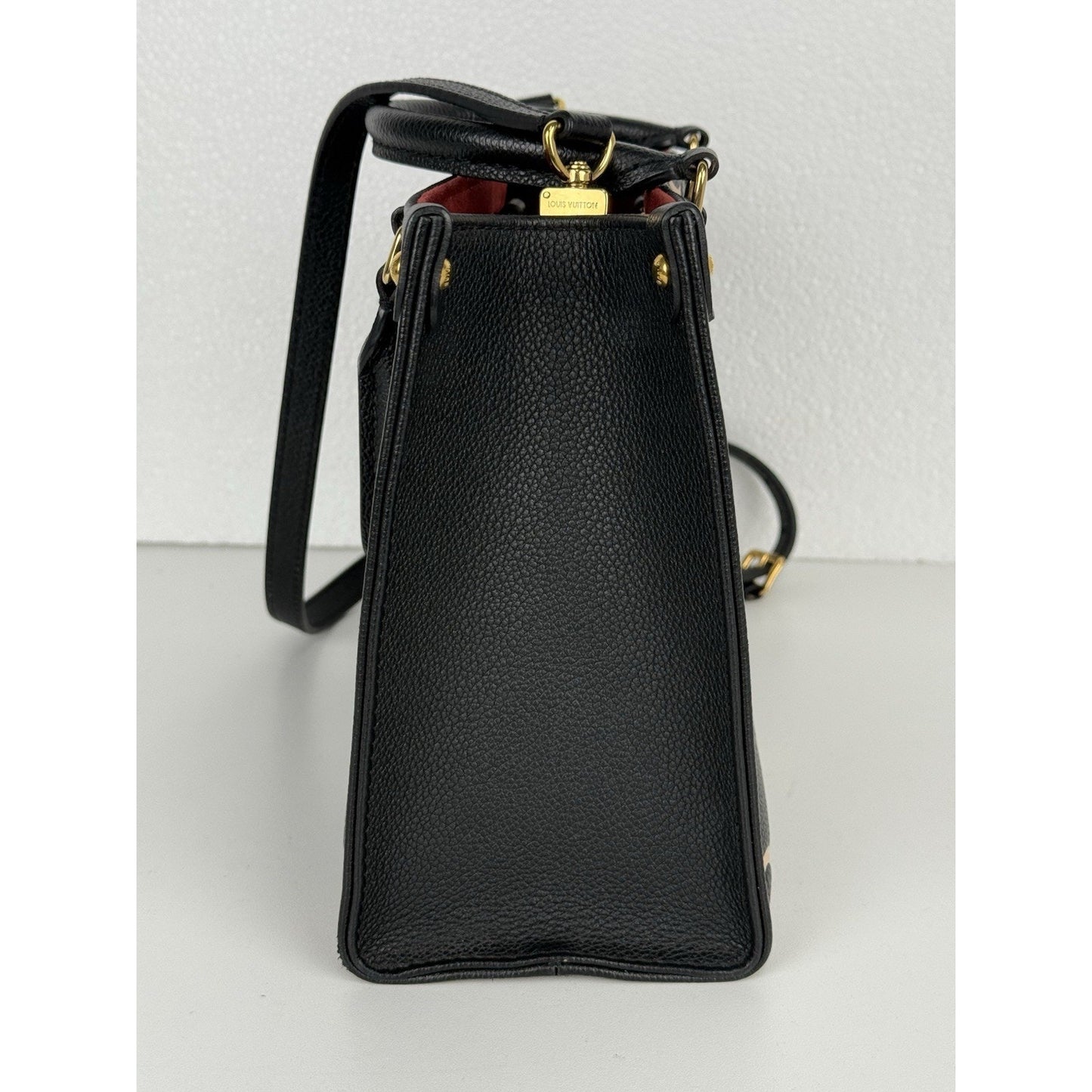 Louis Vuitton On The Go Handbag Pm Size Monogram Empreinte Bicolor