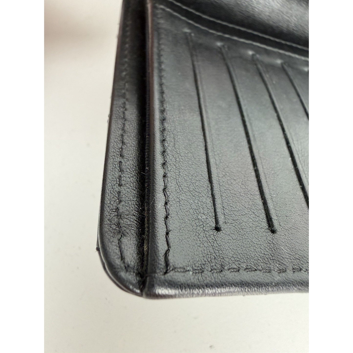 Chanel Brilliant Yen Wallet in Black Quilted Patent Leather & Sleek 2012 K2