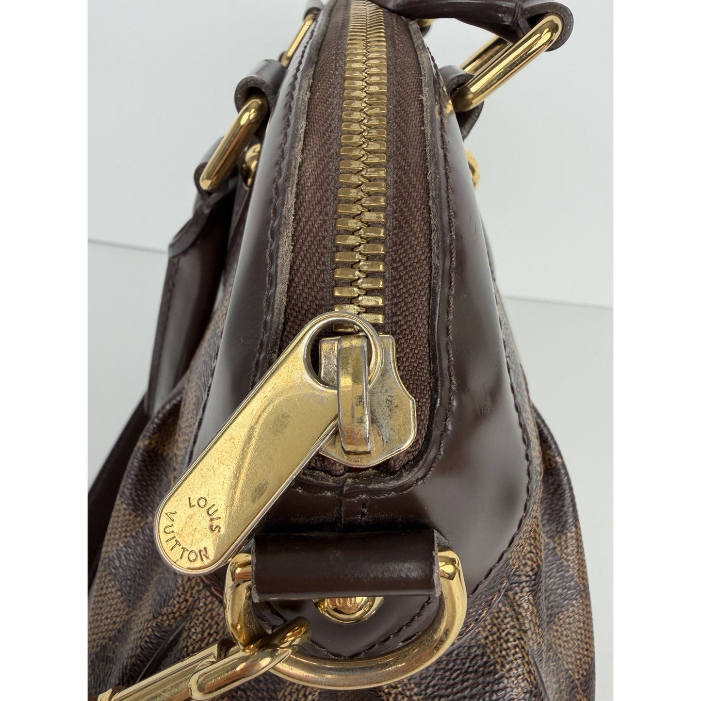Louis Vuitton Trevi PM Handle Bag in Damier Ebene Coated Canvas 2013
