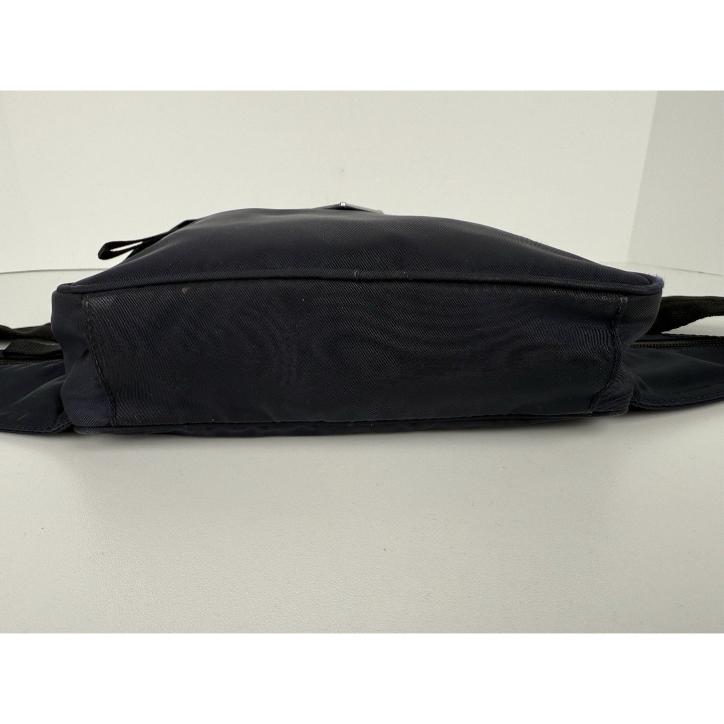 PRADA Re-Nylon Dark Navy Men's Belt Bag