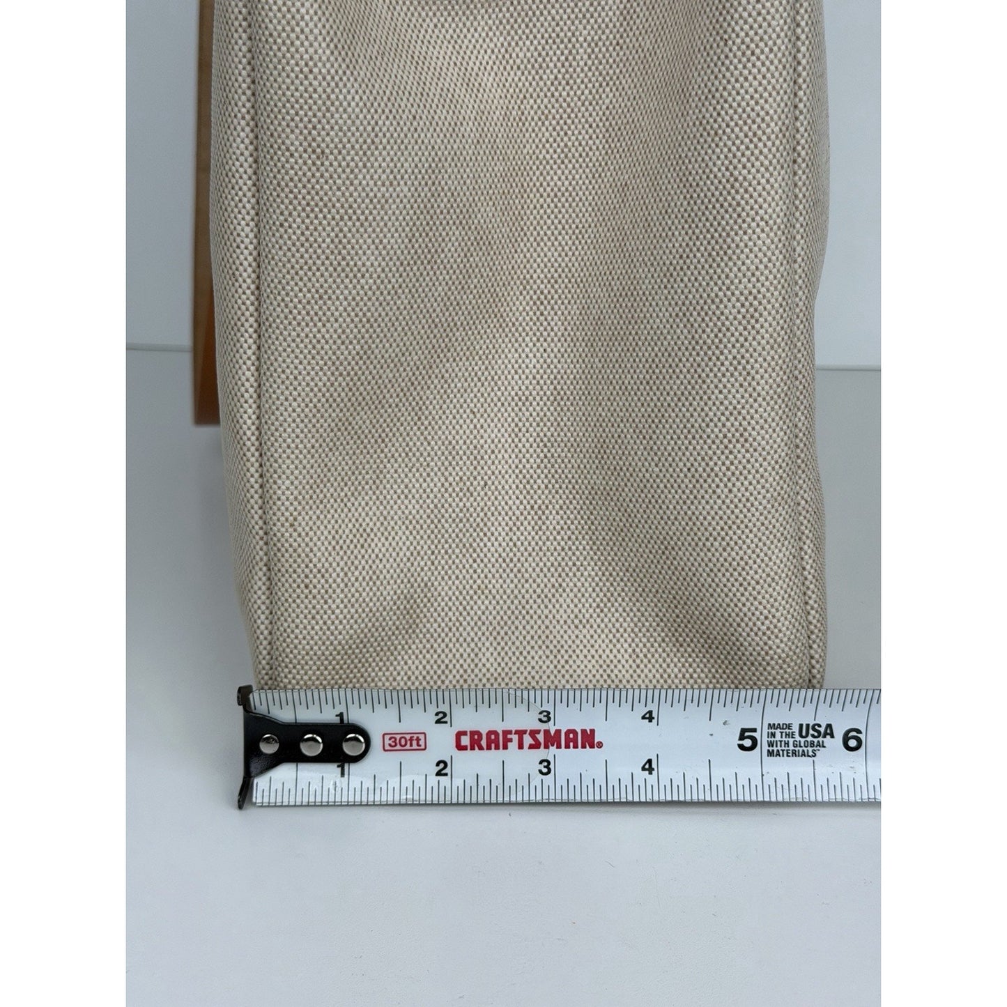 Hermes Herbag 39 (MM) in Beige and Brown Canvas and Leather 2001 C1