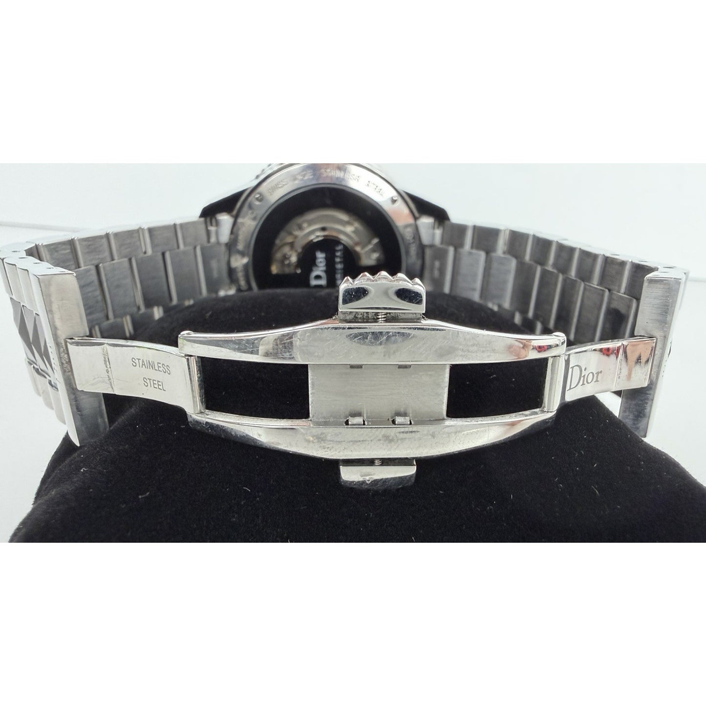 Christian Dior Christal Automatic Watch CD115510M001 Black Dial and Bracelet