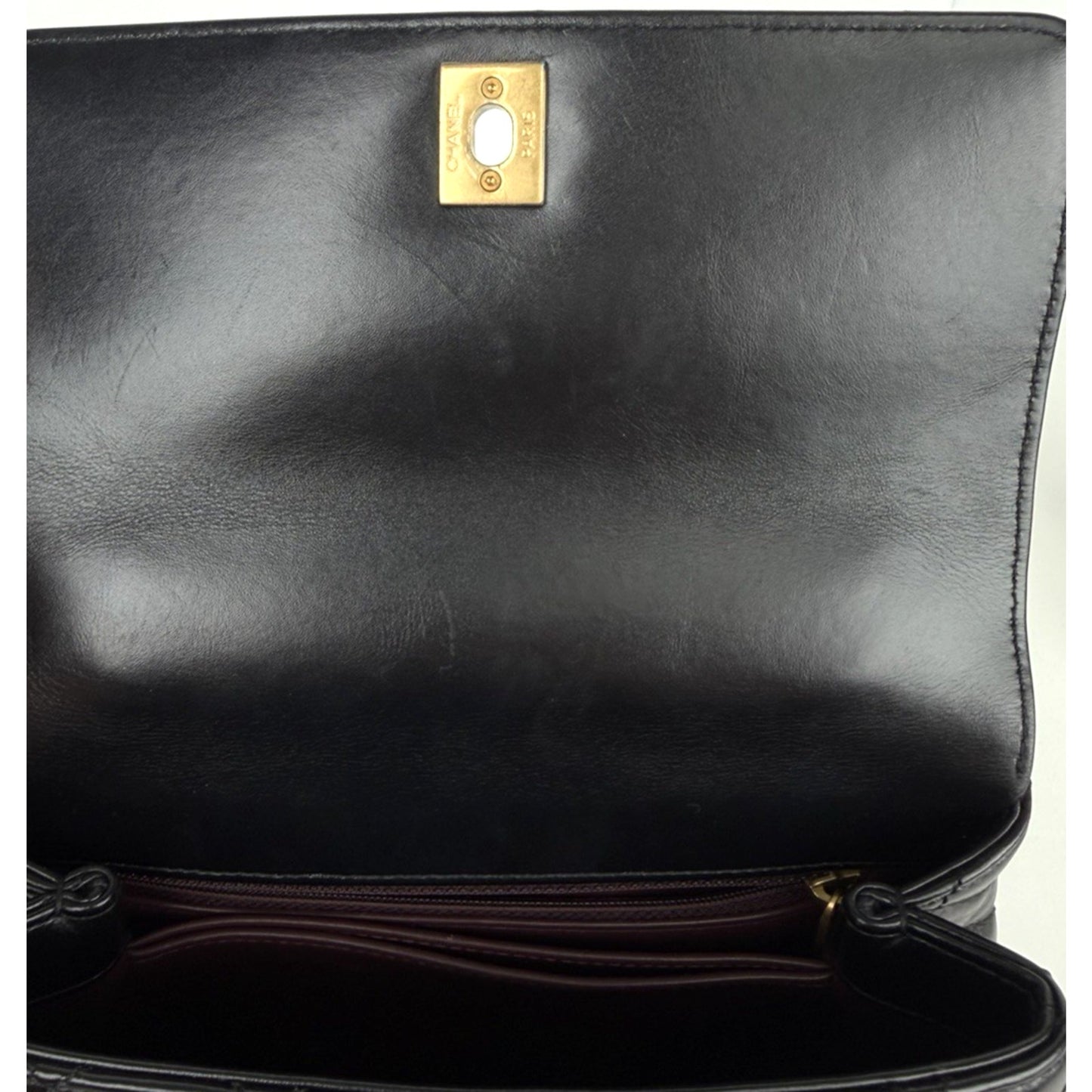 Chanel Coco Top Handle Mini Bag in Black Quilted Calfskin Leather NFC U-3