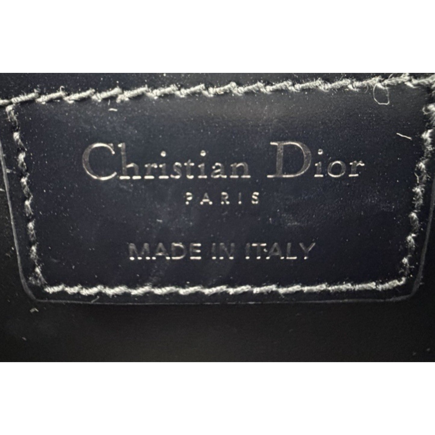 Christian Dior Caro Medium Bag in Black Quilted Puff Calfskin Leather E5