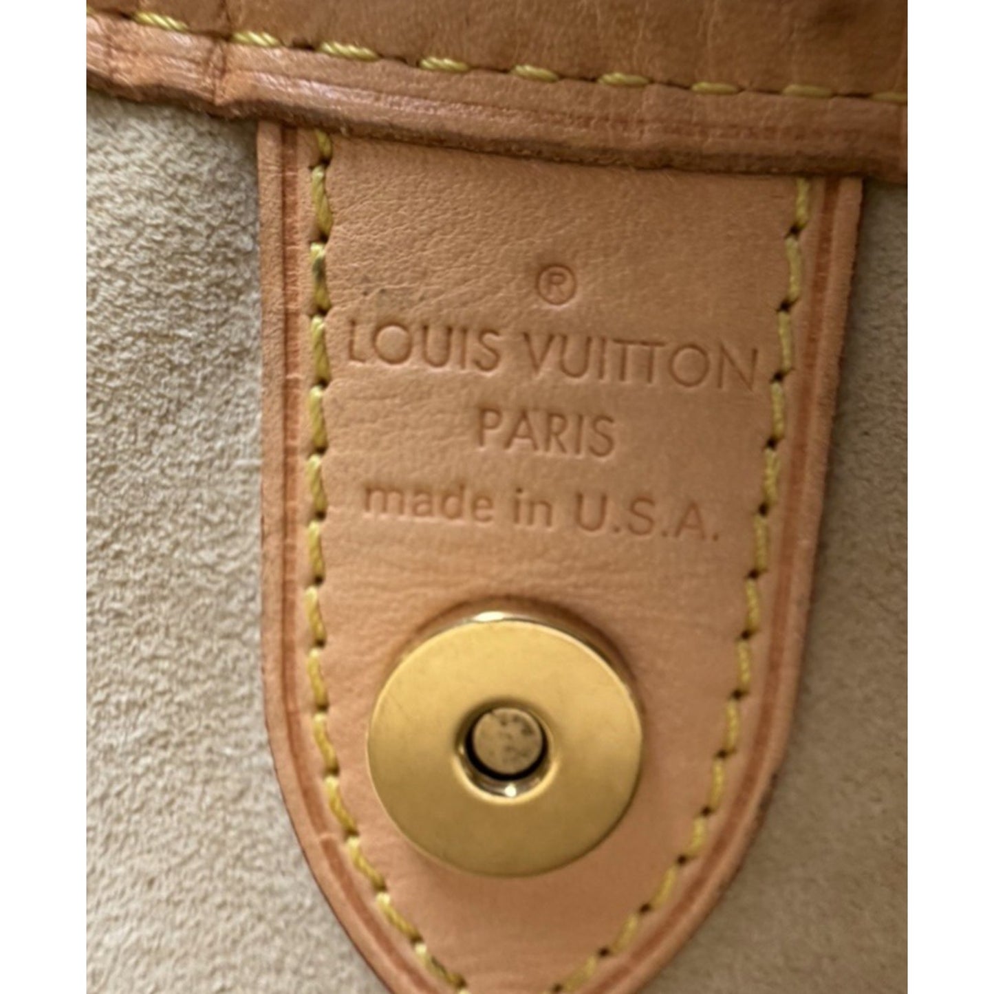 Louis Vuitton Galliera PM Bag in Brown Iconic Monogram Coated Canvas 2009 S09