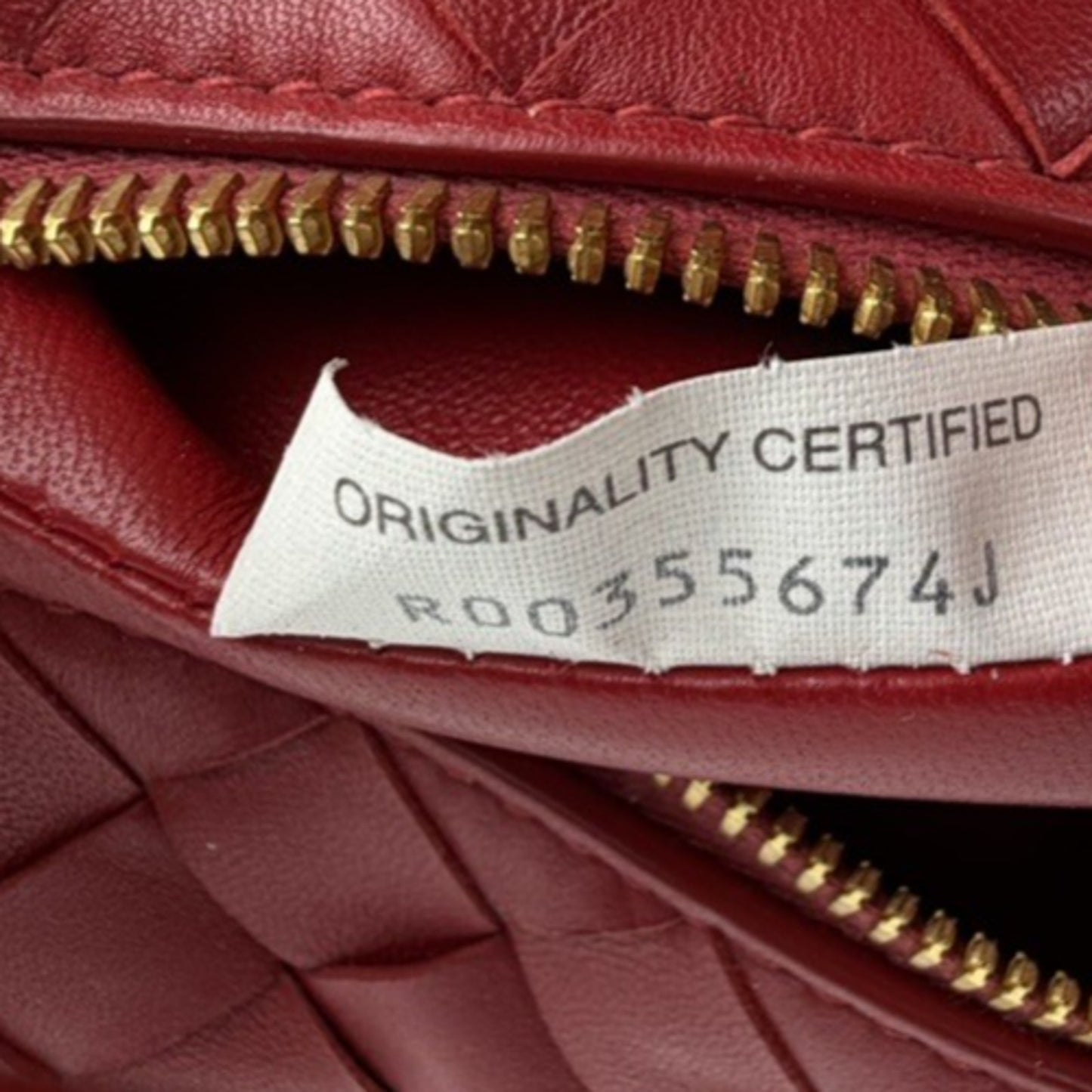 Bottega Veneta Mini Wallace Handbag Red Signature Intrecciato Woven Leather U3