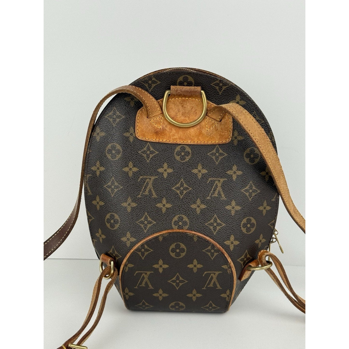 LOUIS VUITTON Ellipse Sac à Dee Brown Monogram Coated Canvas Women"s Backpack
