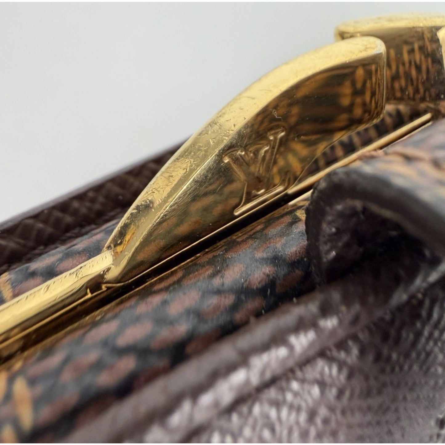 Louis Vuitton Portefeuille Viennois Wallet Vintage in Damier Ebene Canvas 2006