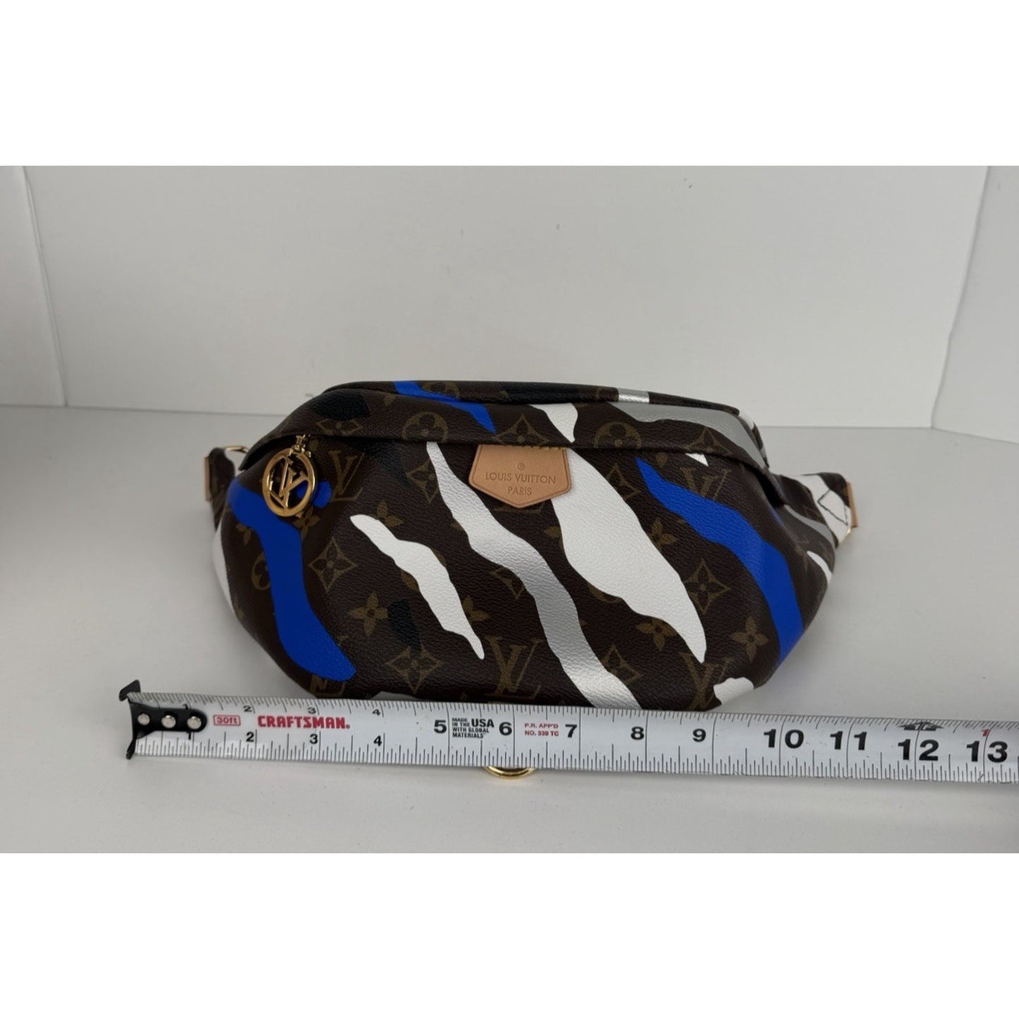 Louis Vuitton x League of Legends Bumbag Monogram Blue&Silver Camouflage 2020 C8