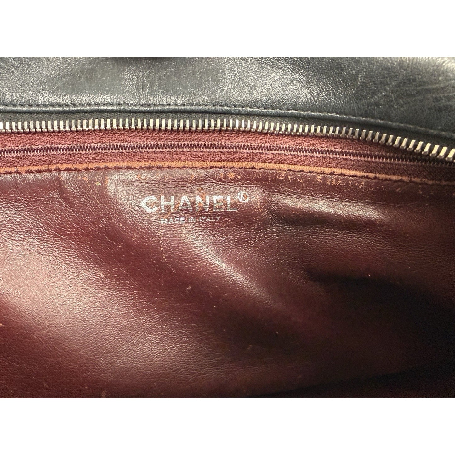 Chanel Timeless Tote Bag Black Leather