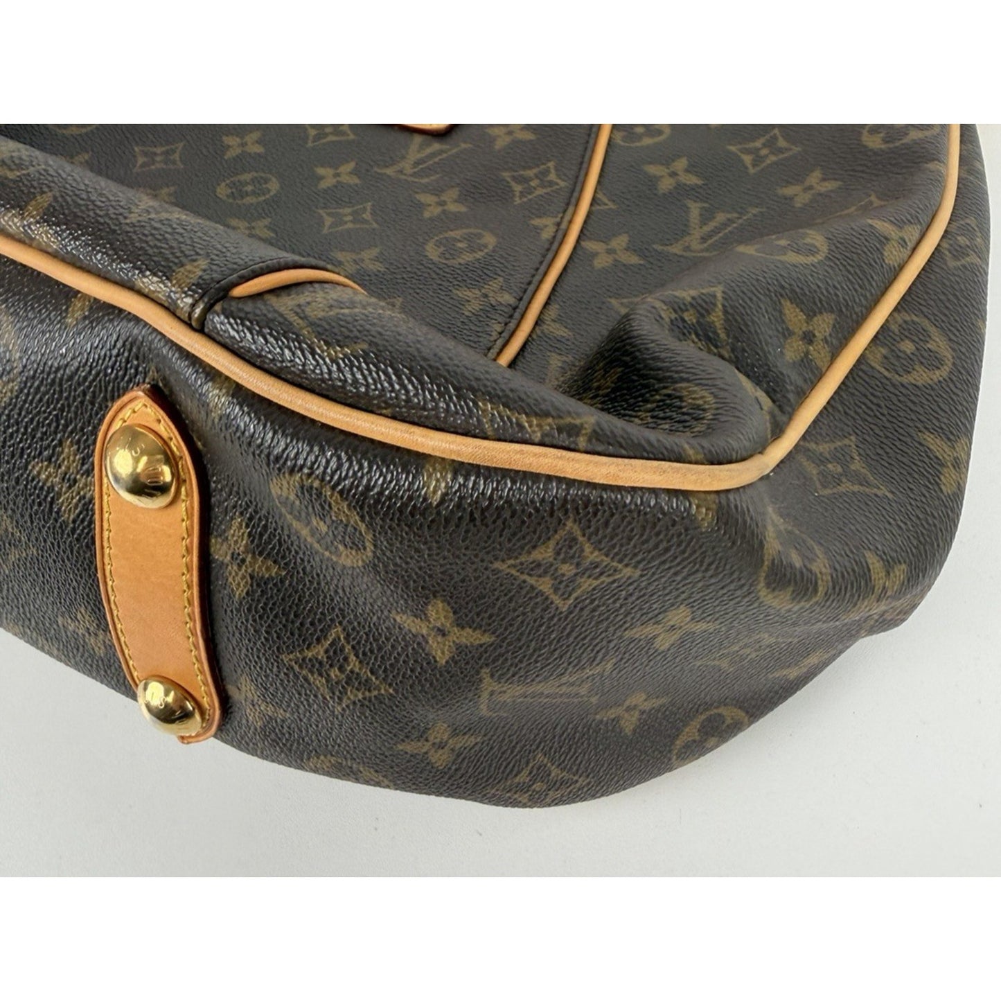 Louis Vuitton Galliera PM Bag in Brown Iconic Monogram Coated Canvas 2009 S09