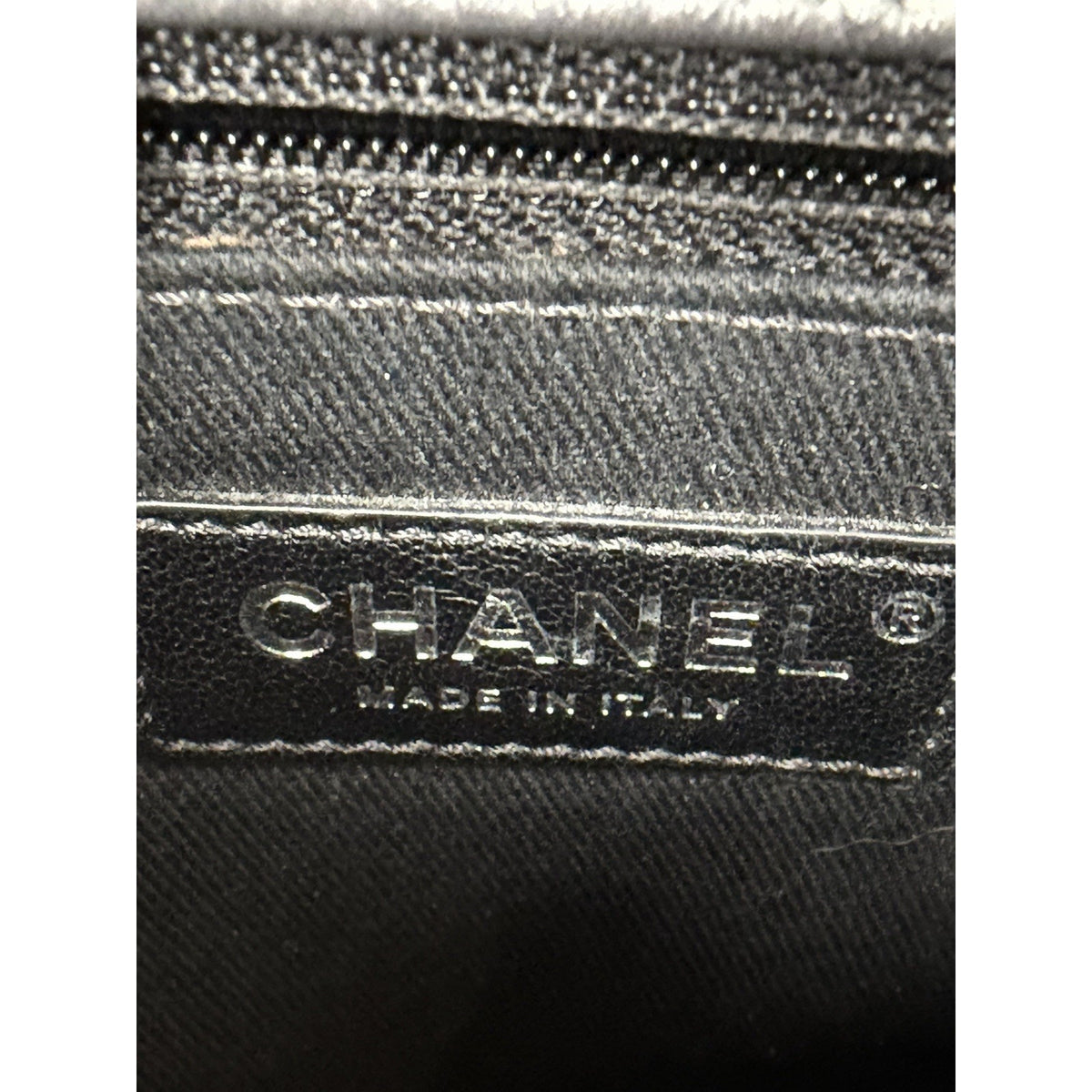 Chanel Coco Handle Flap Bag Small in Charcoal Gray Aged Calfskin Leather 2019 C4