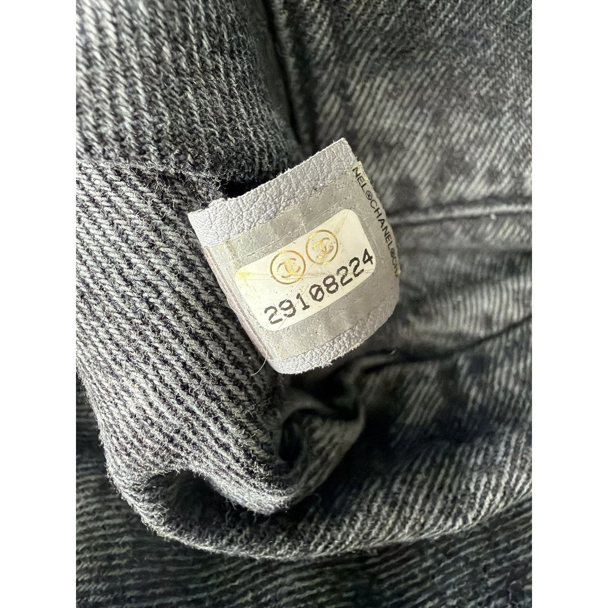 Chanel Denimpression Waist Bag Washed Gray Quilted Denim Silver Hardware 2019 D1
