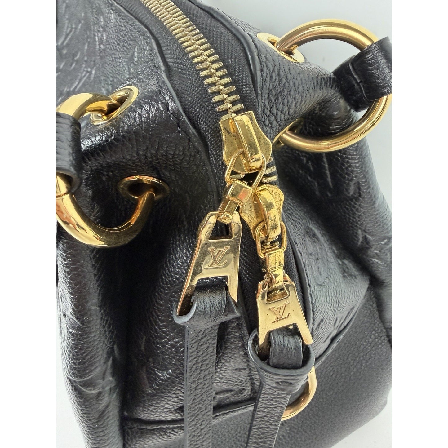 Louis Vuitton Ponthieu Bag PM in Black Monogram Empreinte Leather 2019 B-2