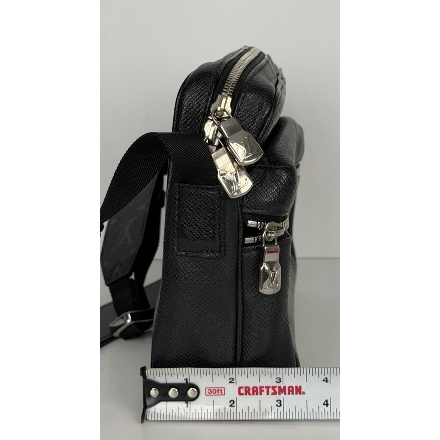 Louis Vuitton Monogram Eclipse Taigarama Outdoor Messenger Bag in Black S-05