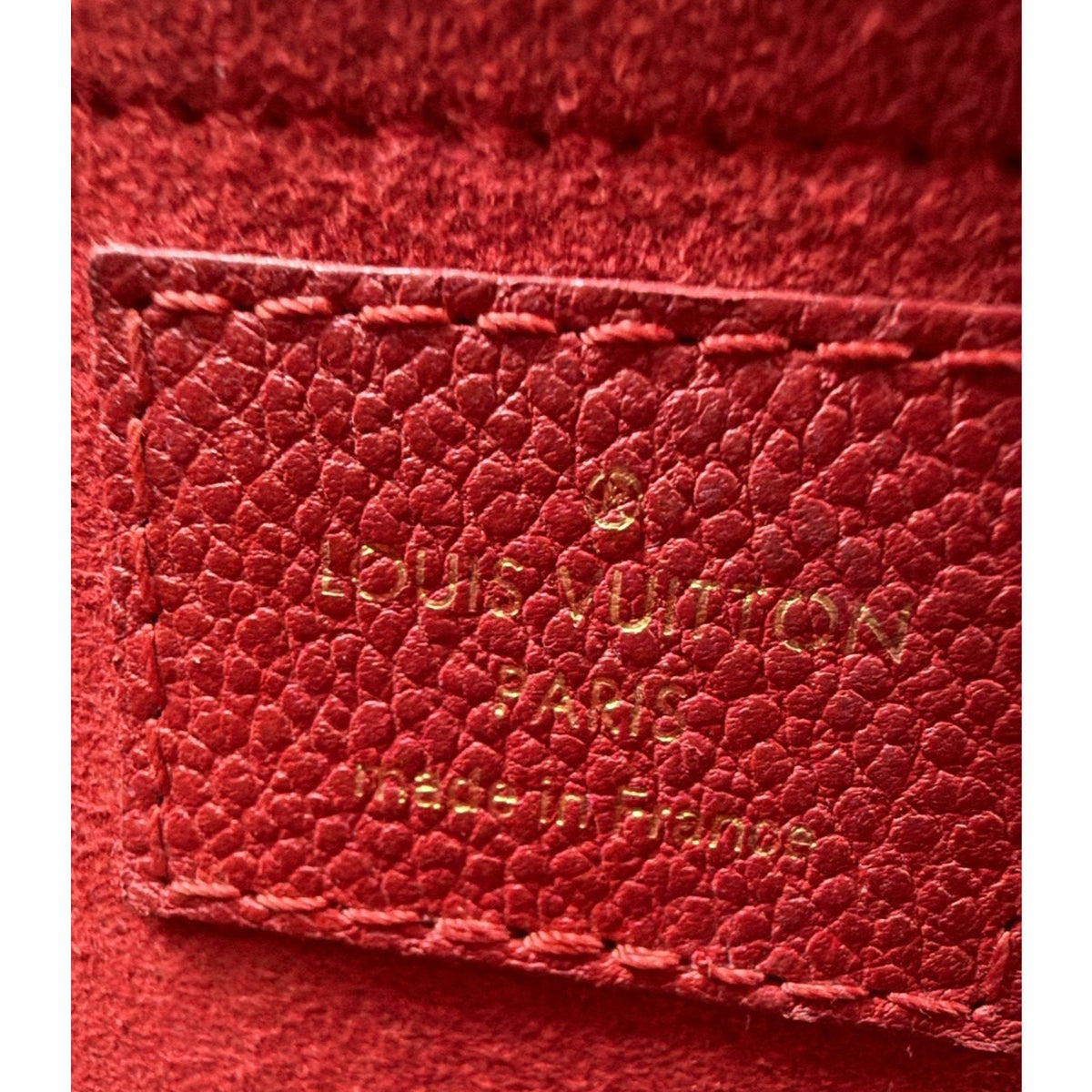 Louis Vuitton Saint Sulpice BB Shoulder Bag in Red Empreinte Leather 2018 S07