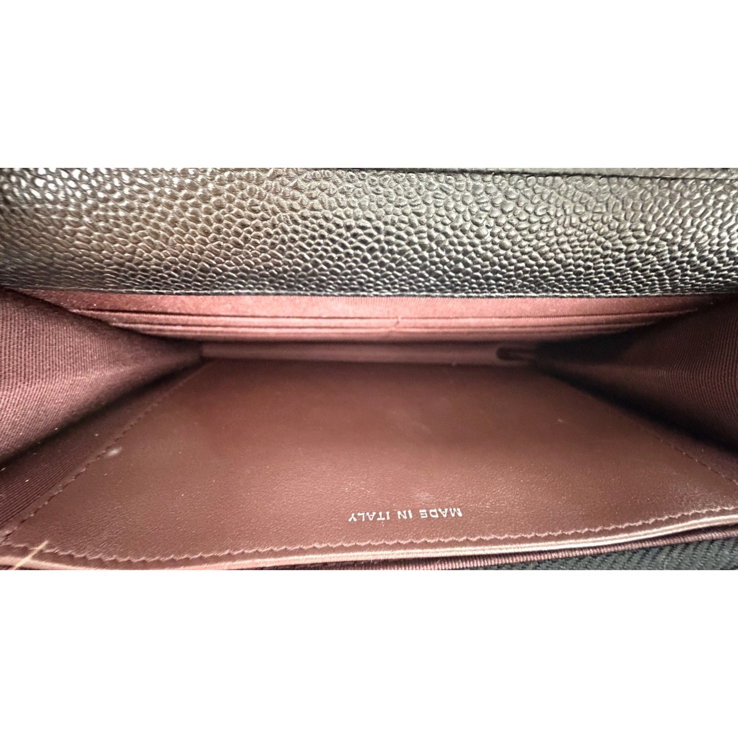 Chanel Classic Wallet On Chain Bag in Black Caviar Leather 2019 E-5