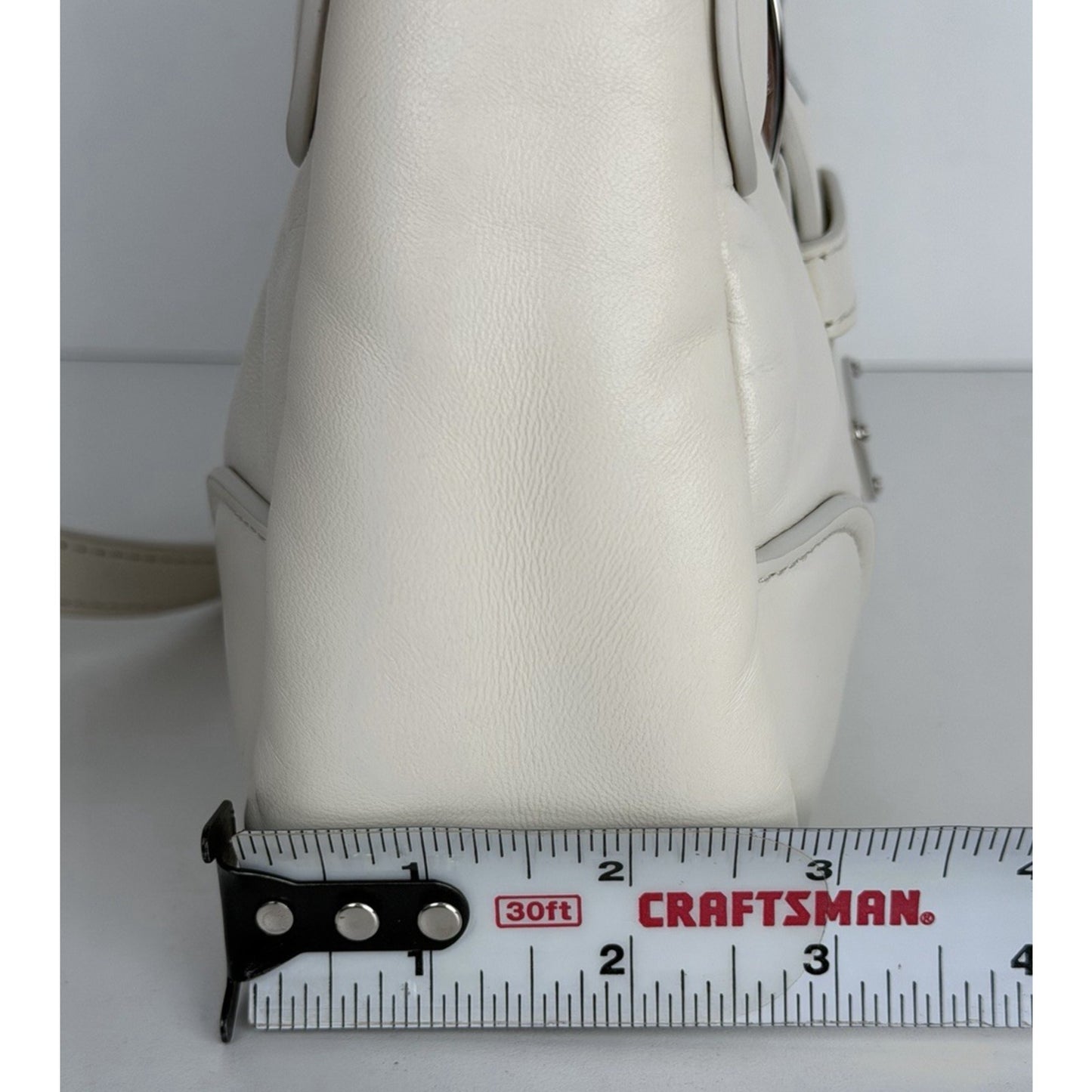 Prada Moon Padded Leather Small Hobo Bag in White Nappa Leather C9
