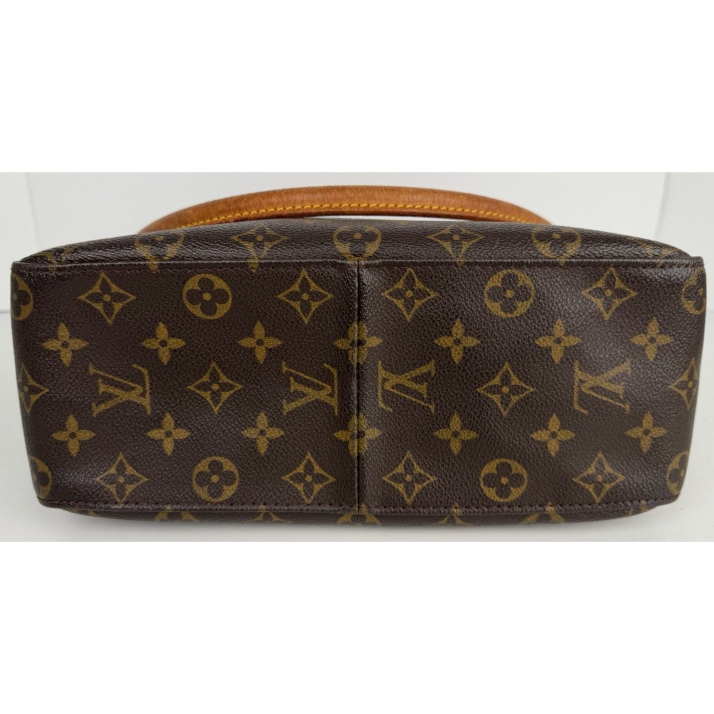 Louis Vuitton Monogram Looping GM Bag in Brown Coated Canvas 1999 S