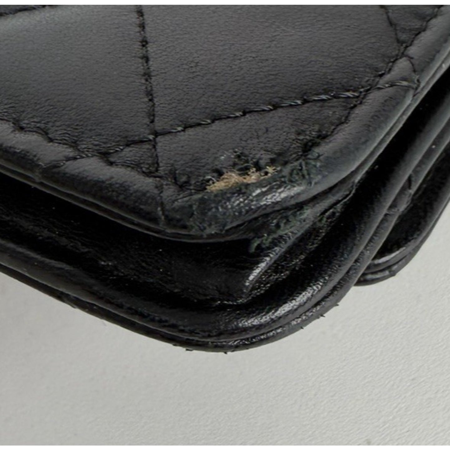 Chanel Trendy CC Wallet Bag on Chain in Black Quilted Lambskin Leather 2019 C3