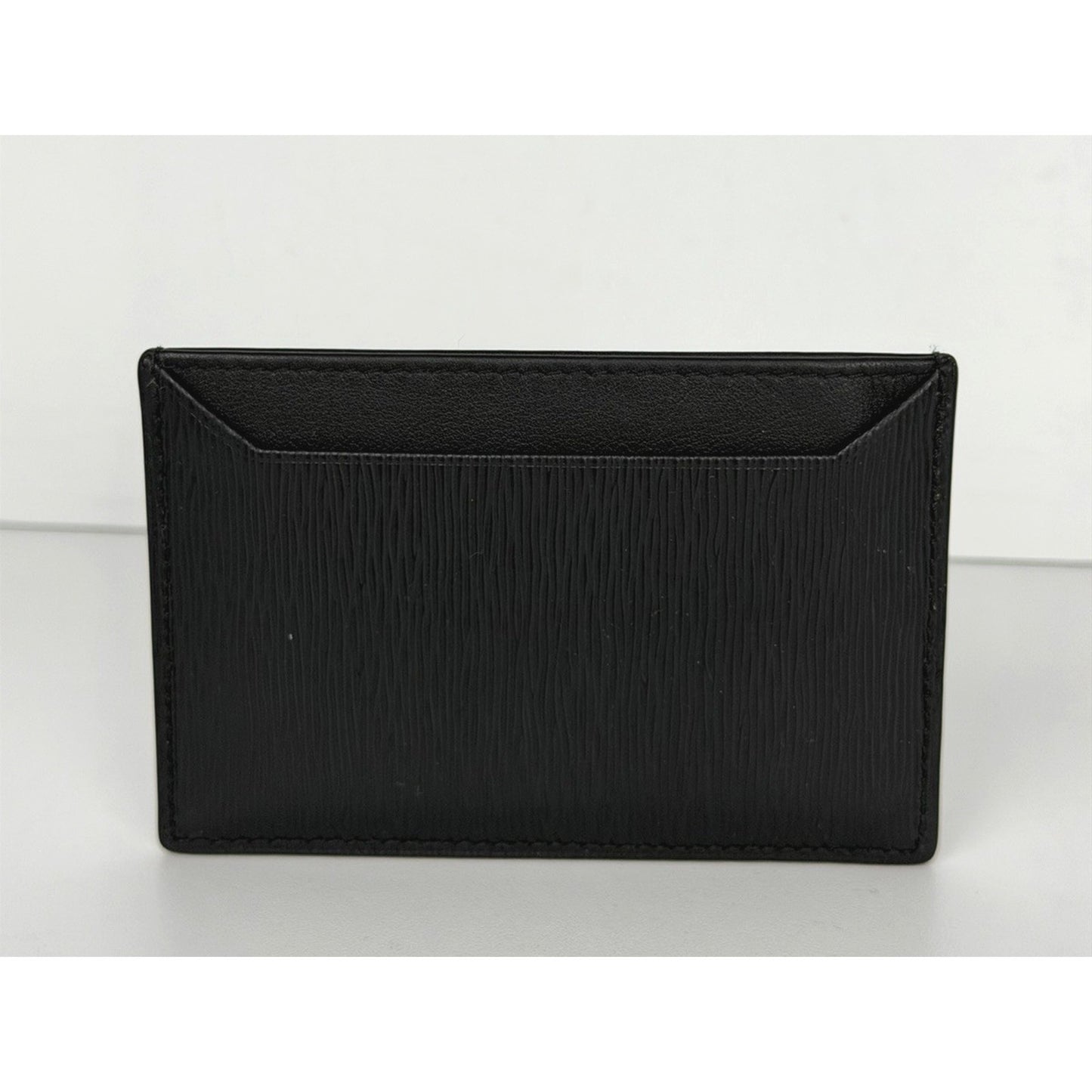 Prada Vitello Move leather card holder in black