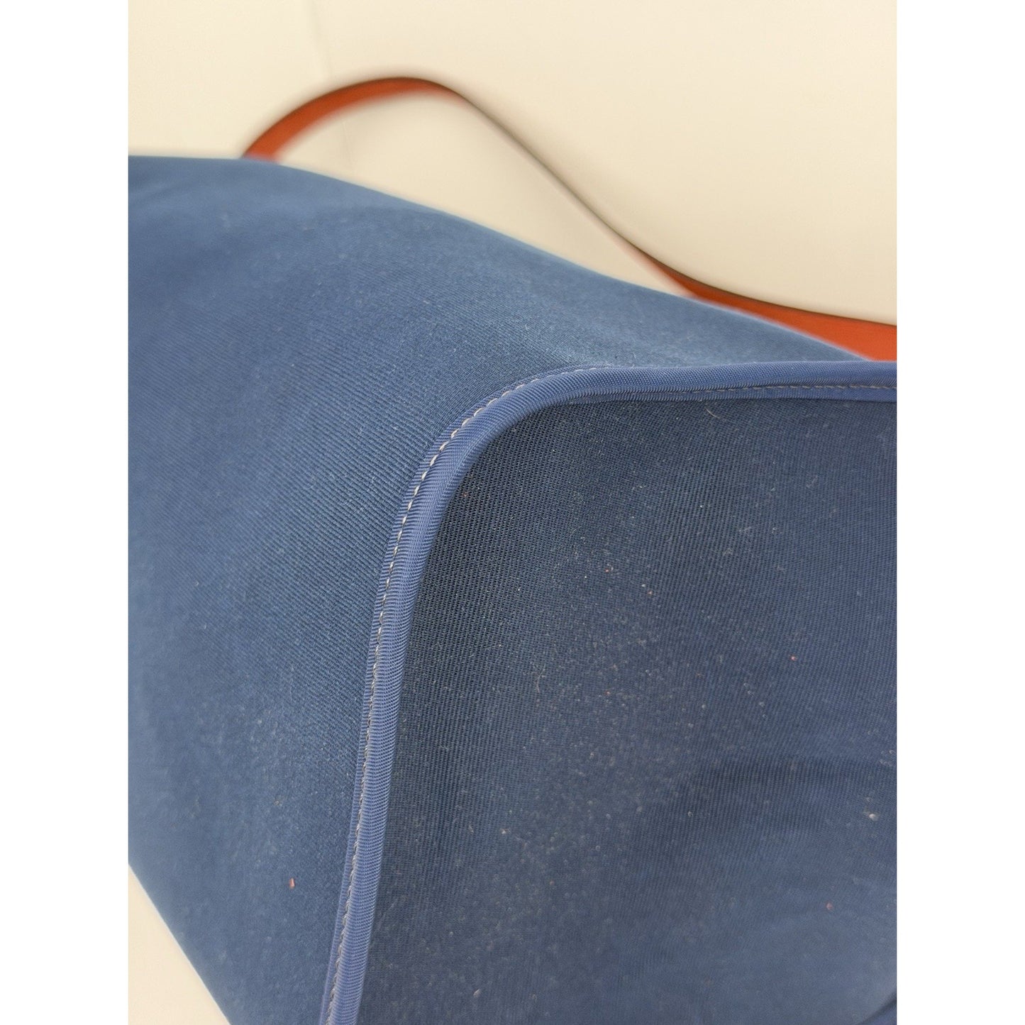 Hermes Herbag Zip 39 MM Toile Vache Hunter Navy Canvas and Leather Trim 2015 D6