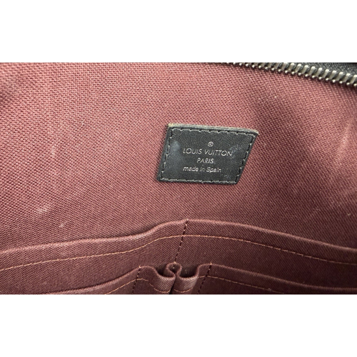 Louis Vuitton Macassar Briefcase in Brown LV Monogram Coated Canvas 2015 S-21