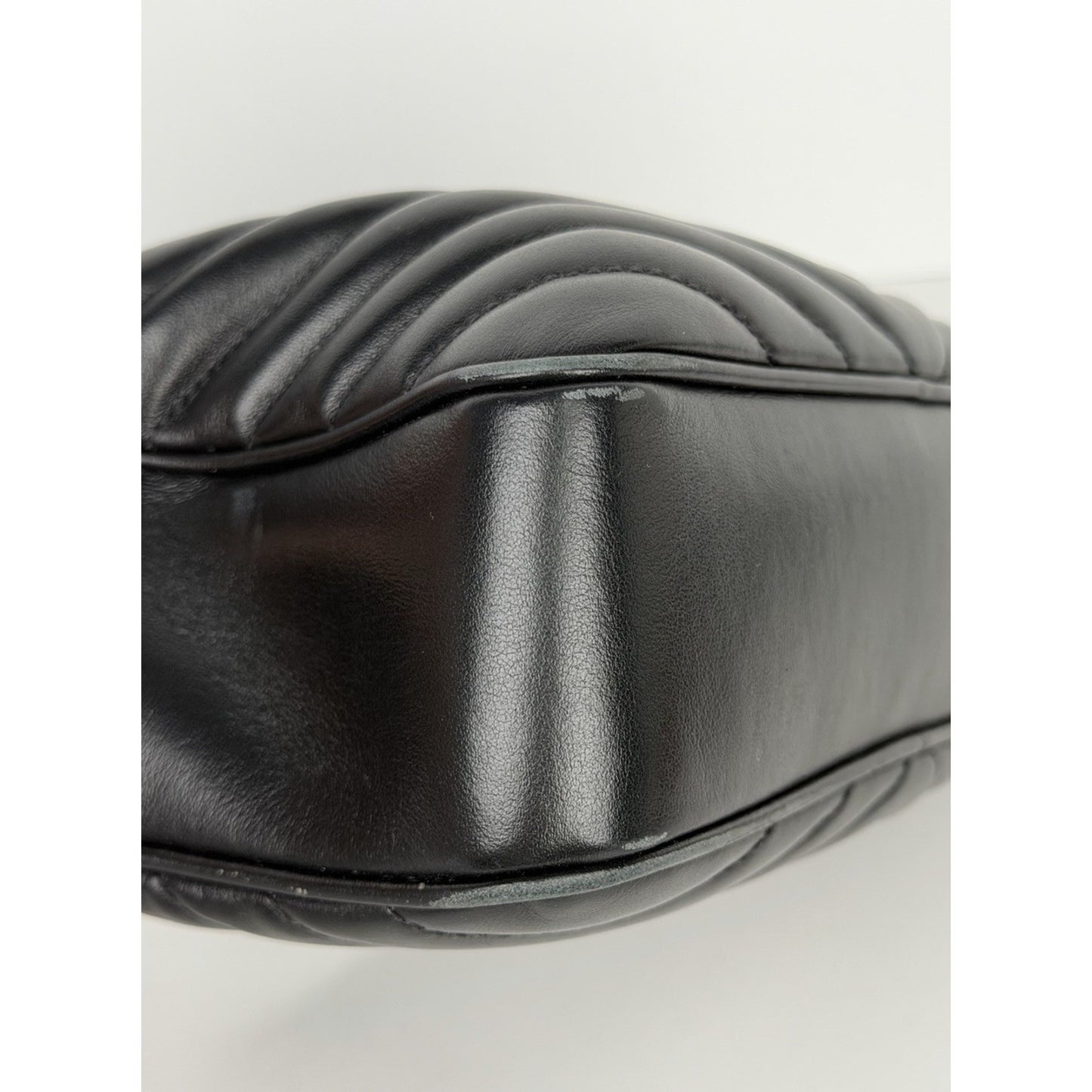 Saint Laurent Lou Camera Bag Medium in Black Quilted Calfskin Leather S01