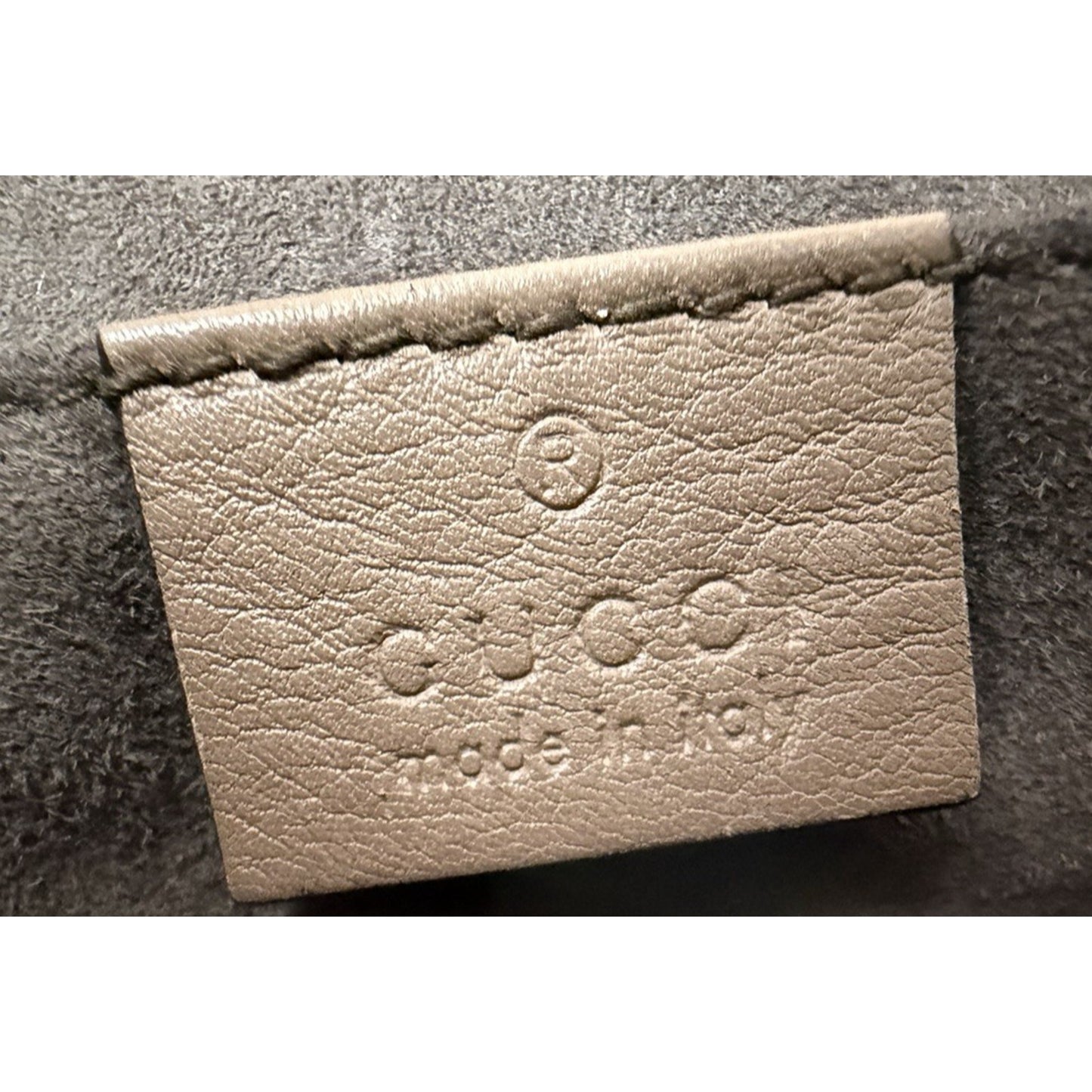 Gucci Lady Lock Bamboo Top Handle Bag in a Light Beige Leather S08