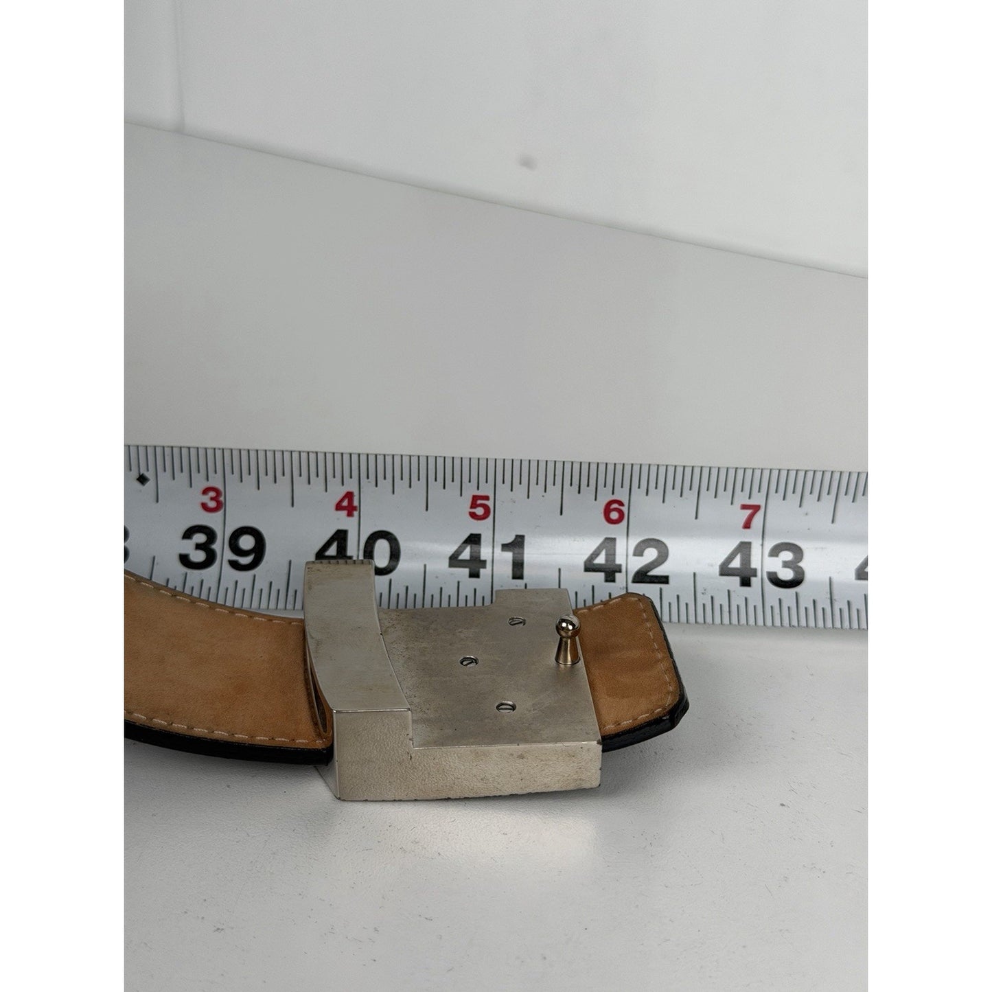 Louis Vuitton Epi Electric 40mm 36 LV Initials Belt Black Textured Strap 2011 K2
