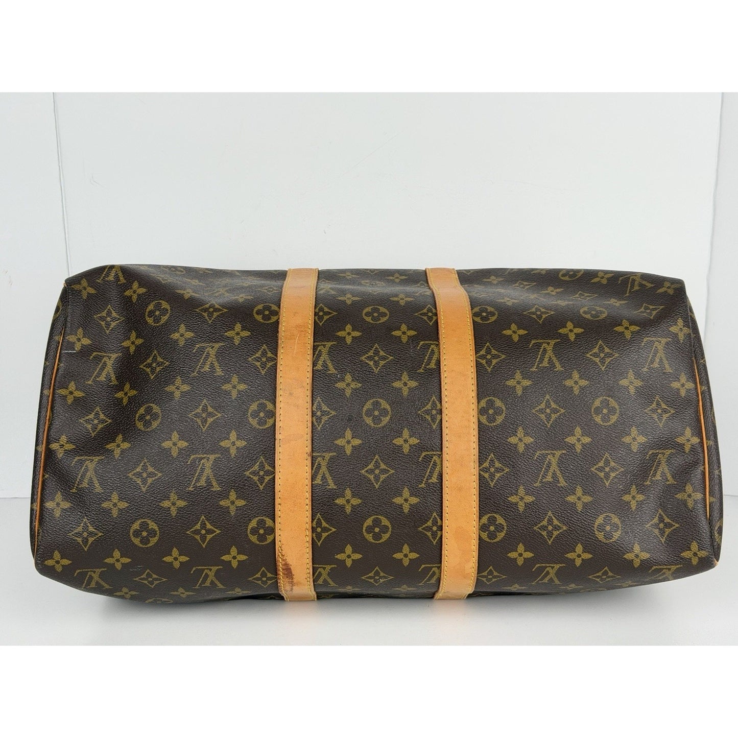 Louis Vuitton Monogram Keepall Duffle Bag 45 Vintage in Brown LV Monogram 1996 S