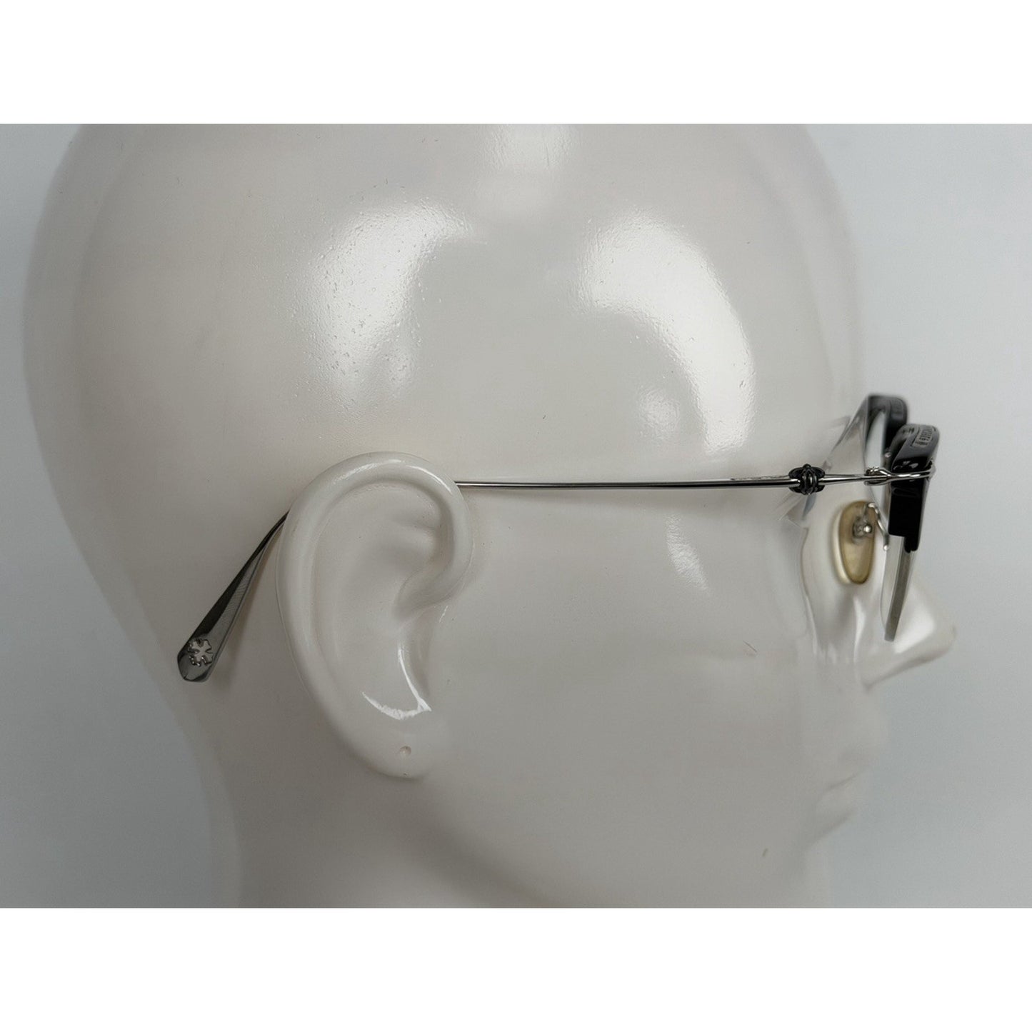 Chrome Hearts Sluntradiction Eyeglasses-Frame in Black and Silver (Prescription)