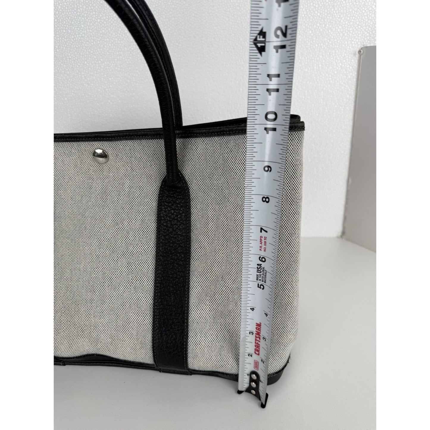 Hermes Garden Party Tote Bag Ash Gray