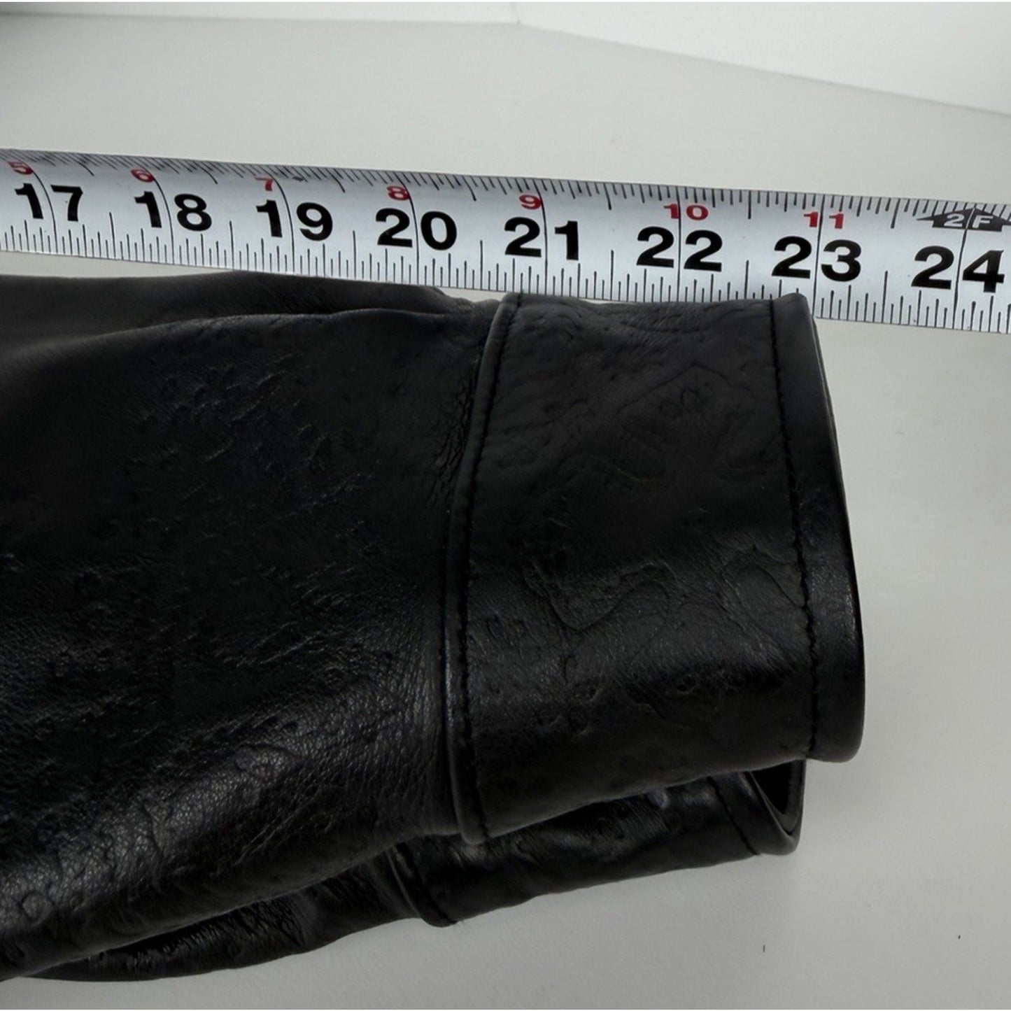 Rhude Leather Embossed Suit Jacket in Black Leather Size M