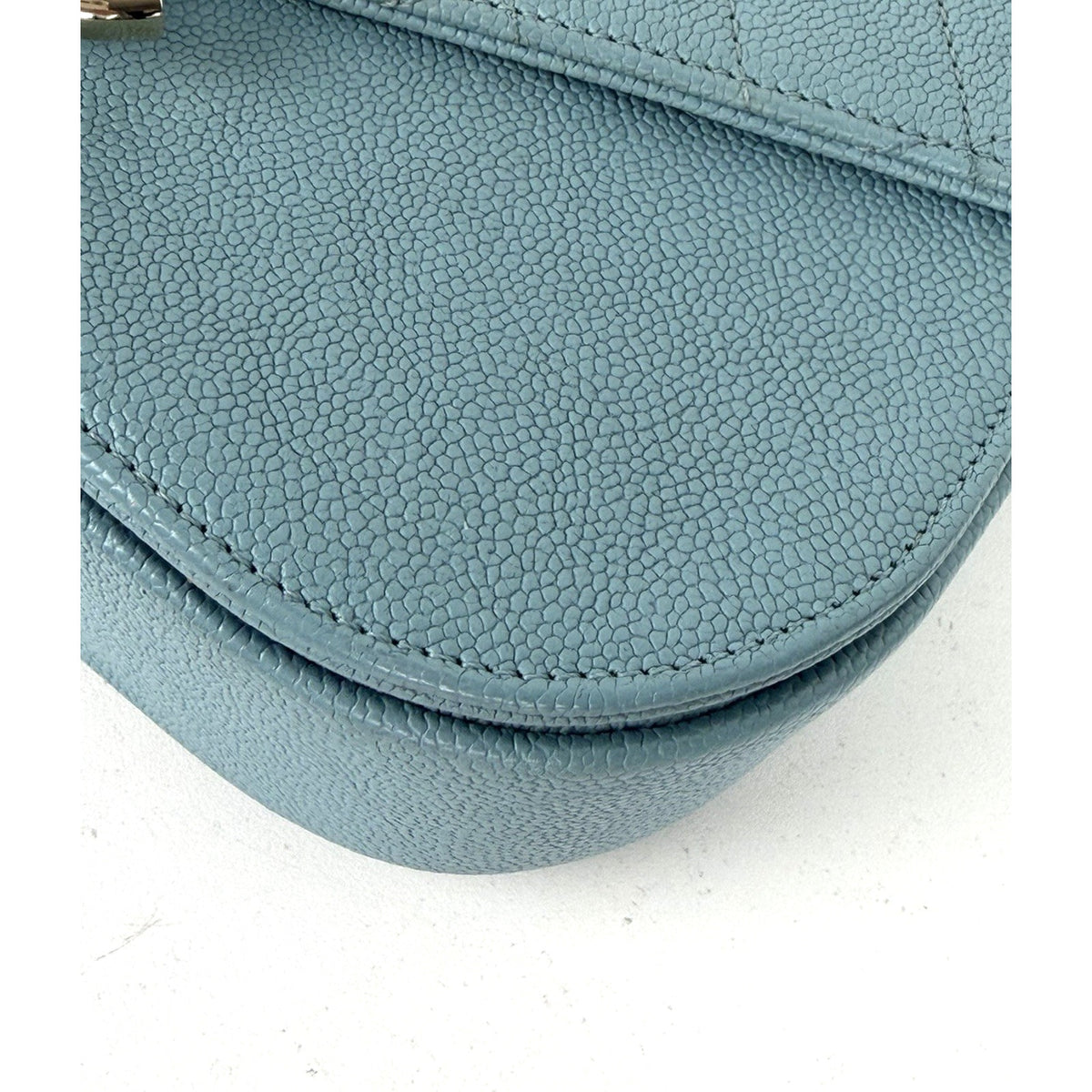 Chanel Paris-Cuba Medium Top Handle Shoulder Bag in Blue Caviar Leather 2017 D4