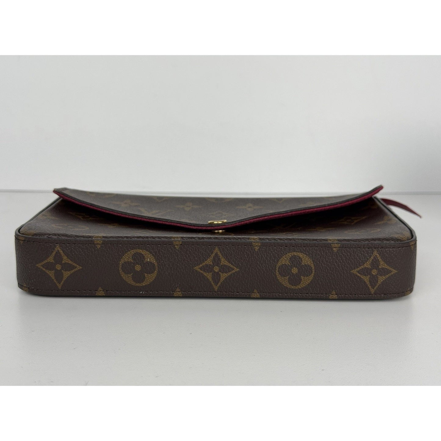 Louis Vuitton Felicie Pochette in Monogram Coated Canvas Handbag 2020 D4