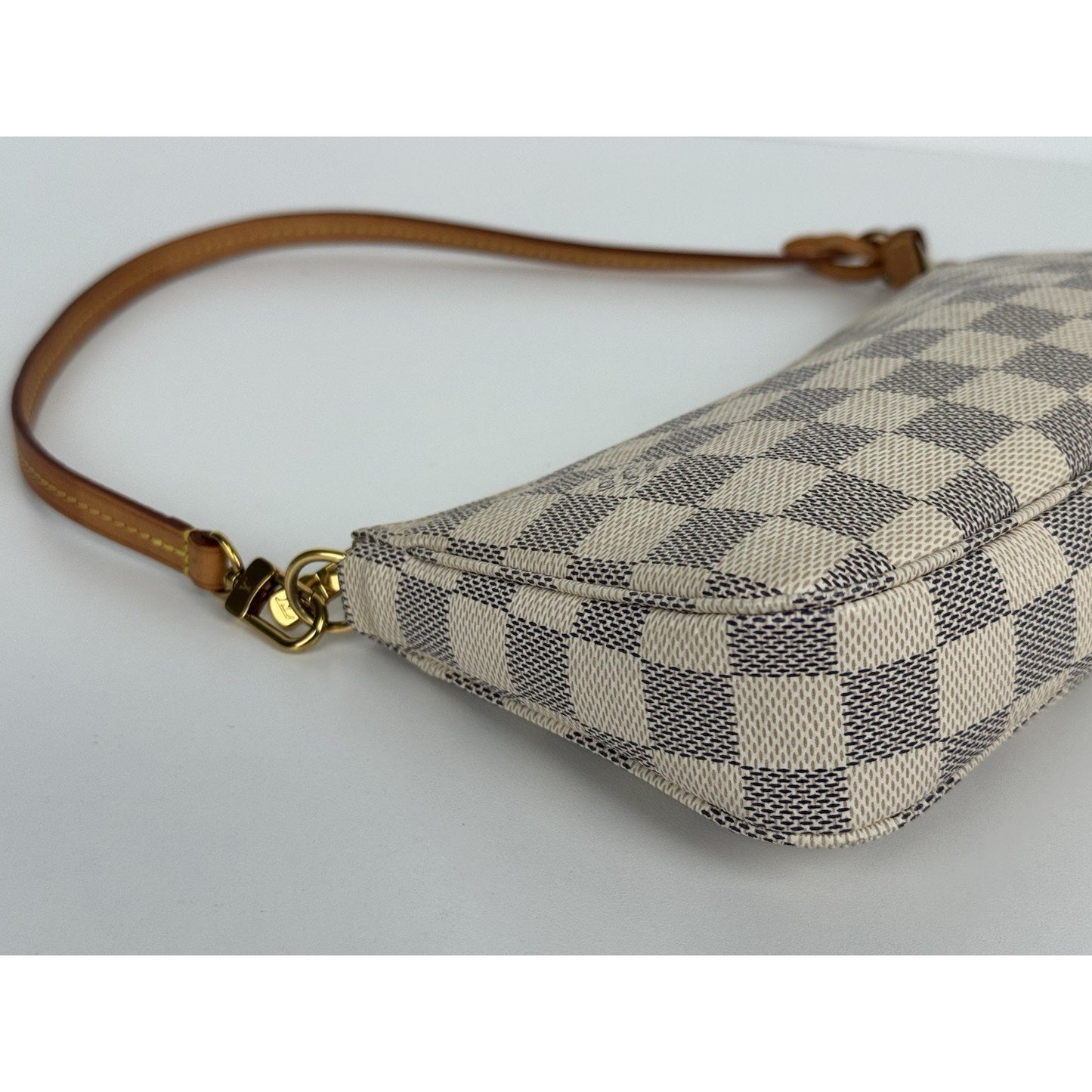 Louis Vuitton Damier Azur Pochette Accessoires with Golden Hardware C-1