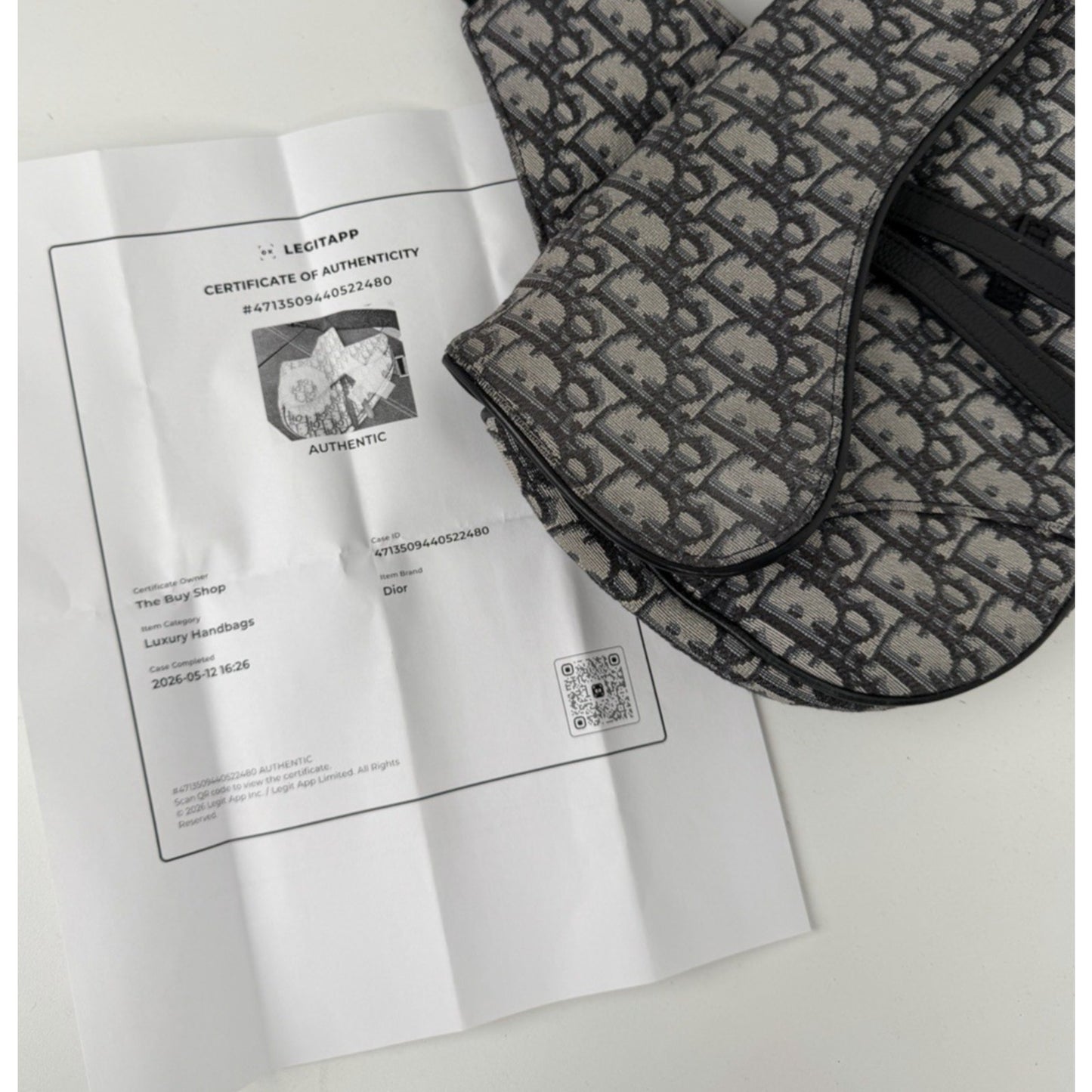Dior Men Saddle Bag in Navy Monogram Oblique Jacquard Canvas 2019 B4