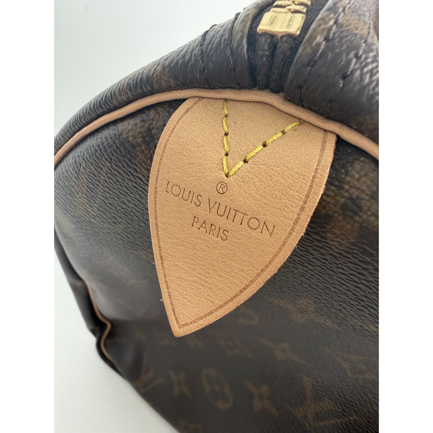 Louis Vuitton Speedy 30 Bag in LV Monogram Brown Coated Canvas NFC